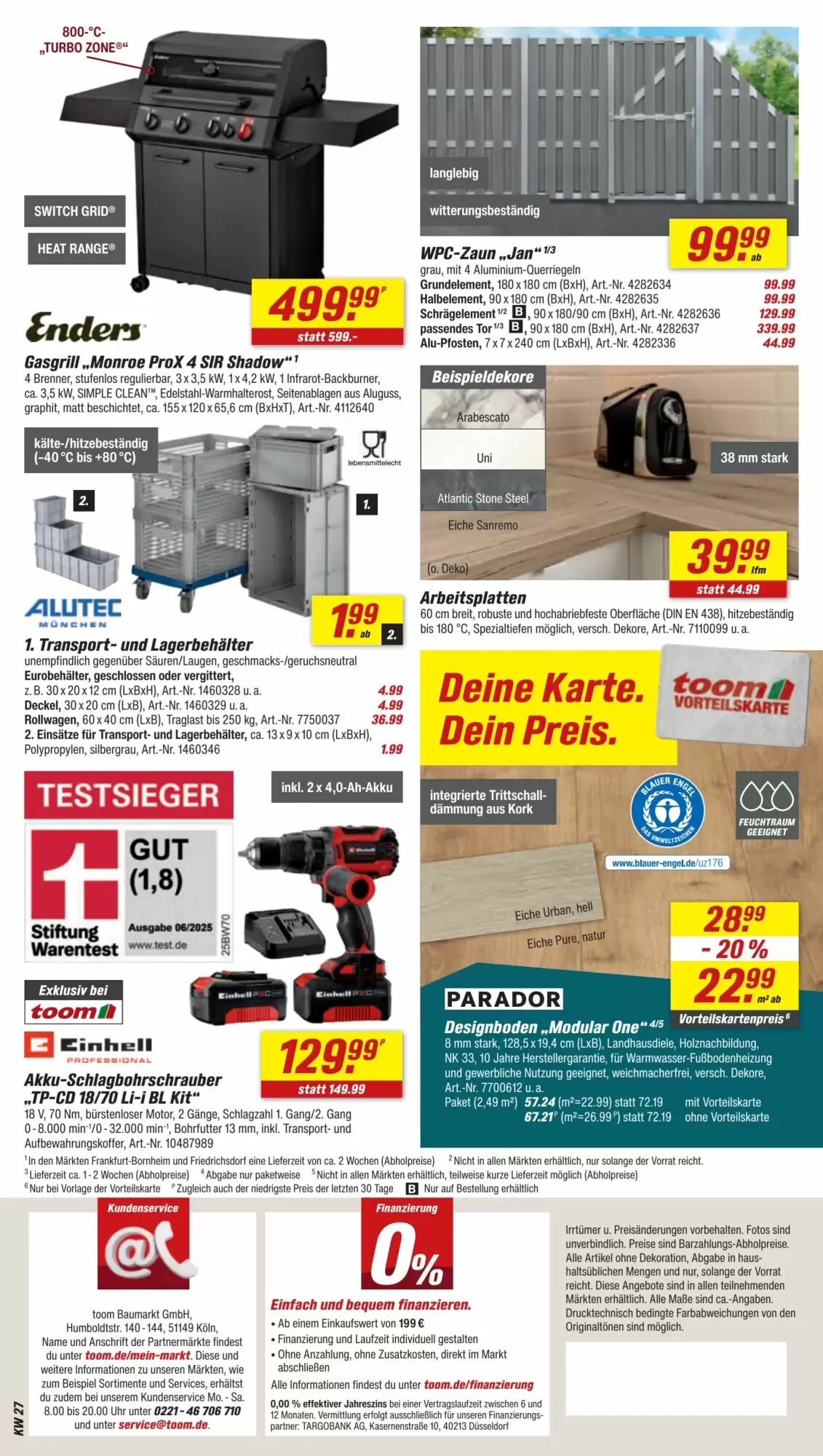 toom Baumarkt Prospekt (ab 27.06.2026) zum Blättern - Seite 14
