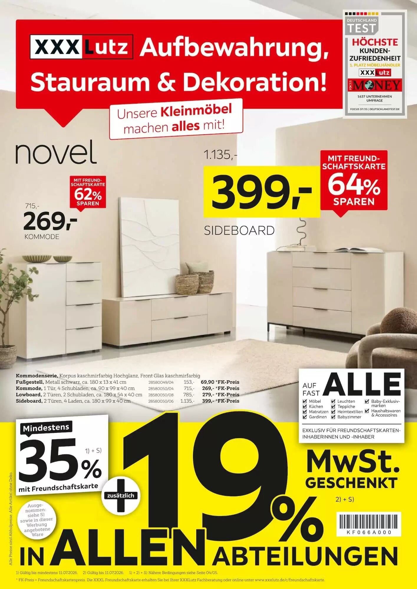 XXXLutz Prospekt (ab 27.06.2026) zum Blättern - Seite 1