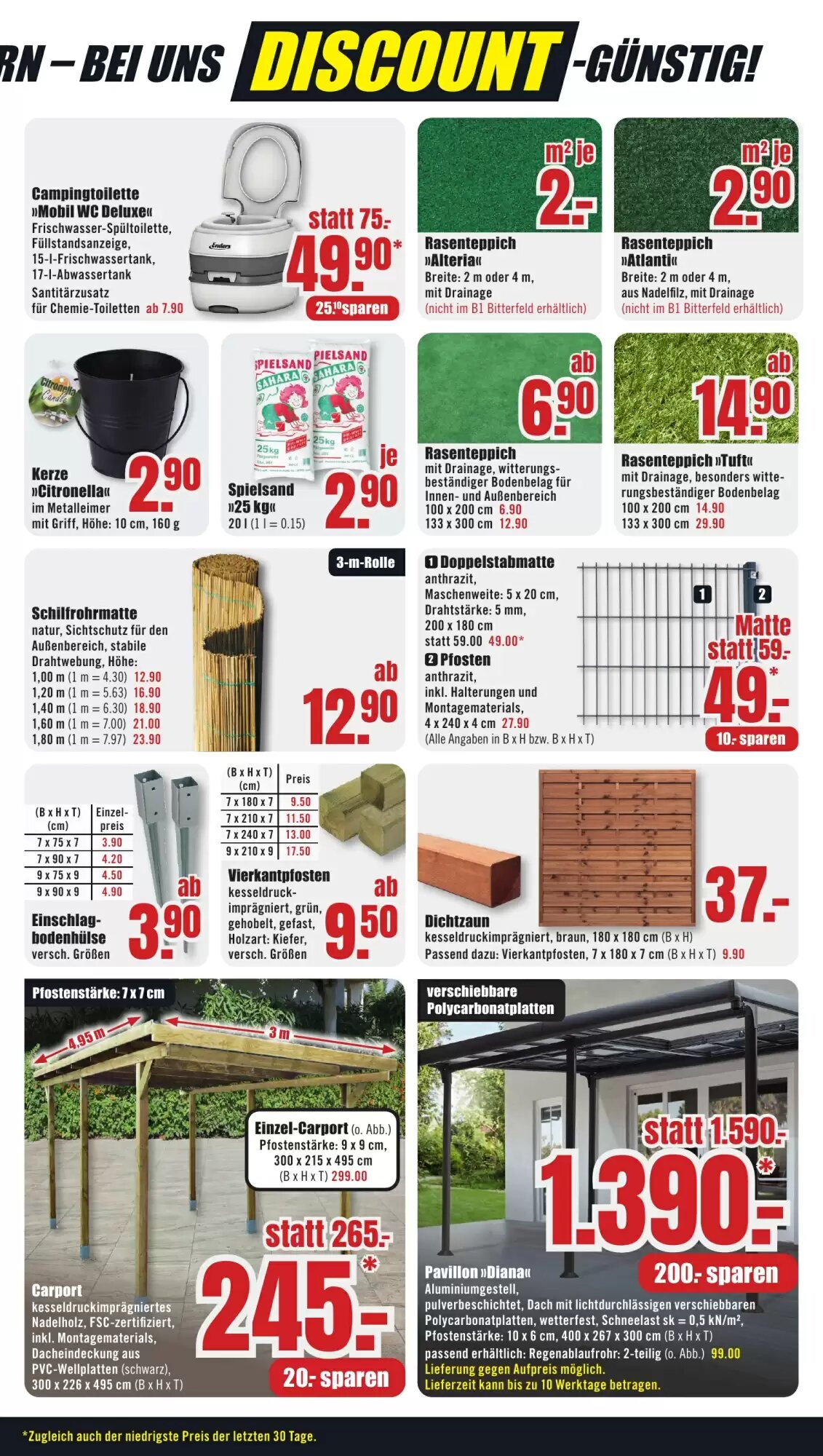 B1 Discount Baumarkt Prospekt (ab 28.06.2026) zum Blättern - Seite 3