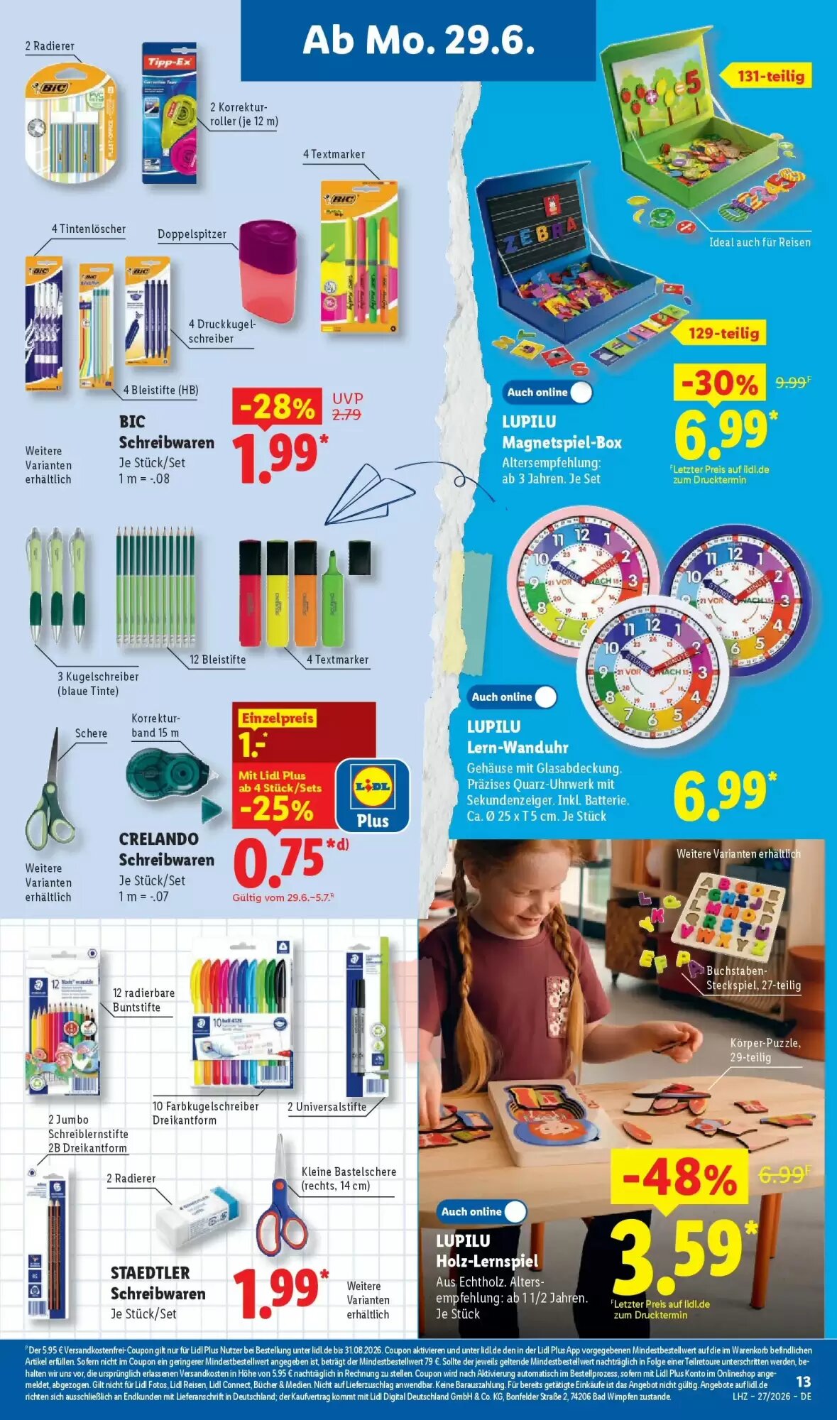 Lidl Prospekt (ab 28.06.2026) zum Blättern - Seite 39