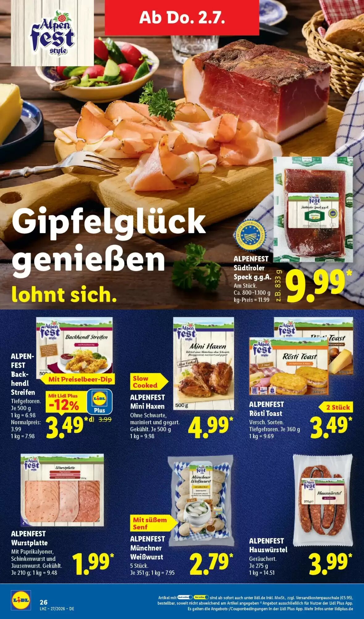 Lidl Prospekt (ab 28.06.2026) zum Blättern - Seite 54