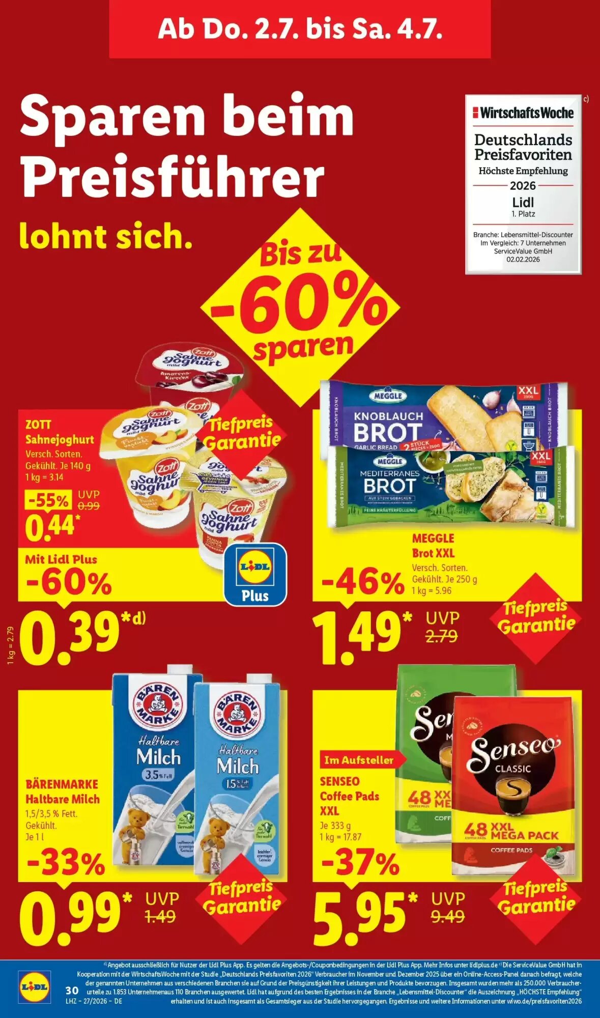 Lidl Prospekt (ab 28.06.2026) zum Blättern - Seite 62