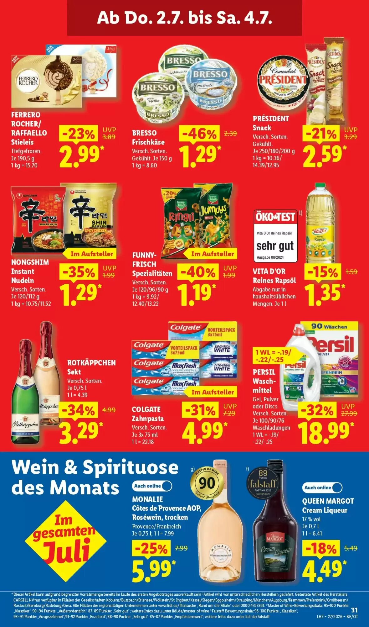 Lidl Prospekt (ab 28.06.2026) zum Blättern - Seite 63