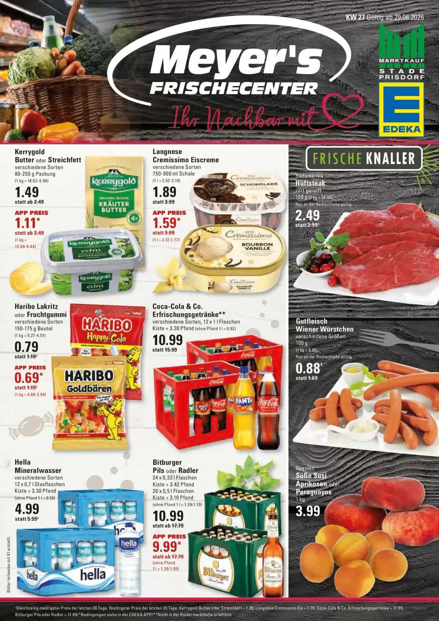 Meyer's Frischemarkt Prospekt (ab 28.06.2026) zum Blättern - Seite 1