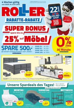 ROLLER Prospekt (ab 28.06.2026) zum Blättern
