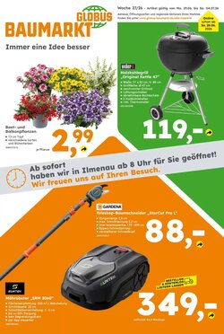 Globus Baumarkt Prospekt (ab 28.06.2026) zum Blättern