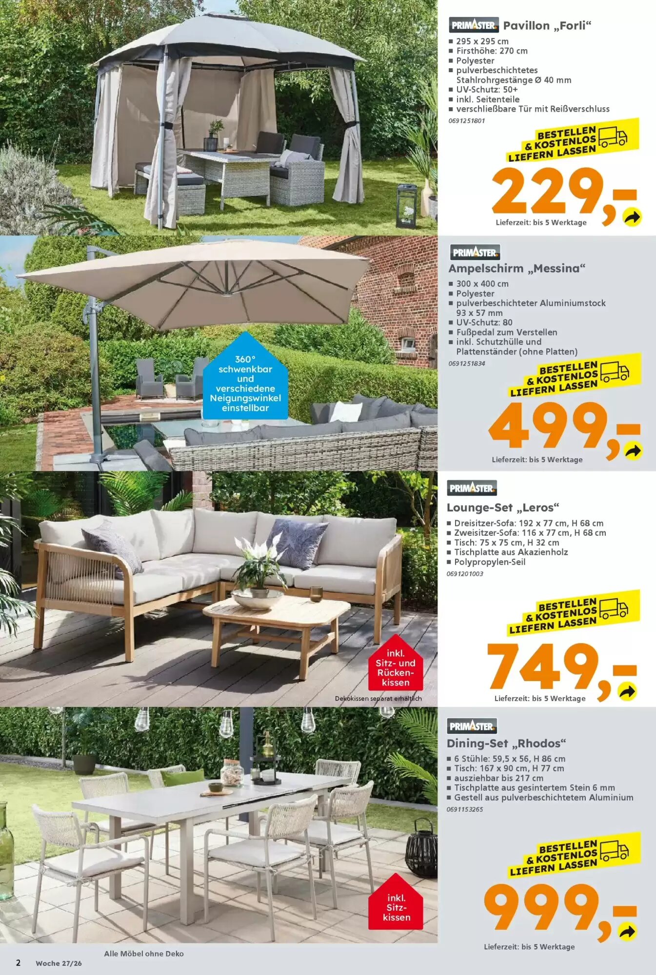 Globus Baumarkt Prospekt (ab 28.06.2026) zum Blättern - Seite 2