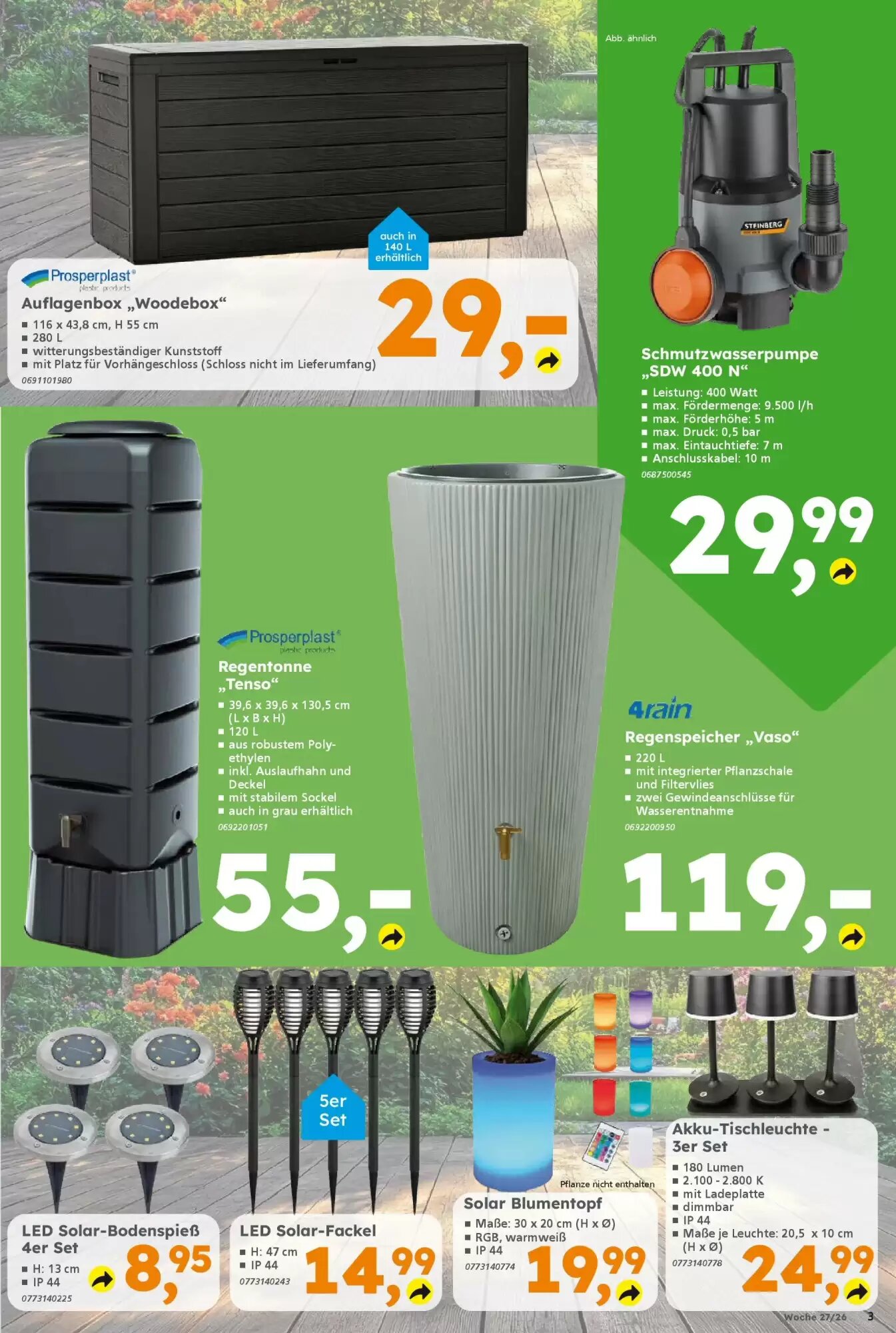 Globus Baumarkt Prospekt (ab 28.06.2026) zum Blättern - Seite 3