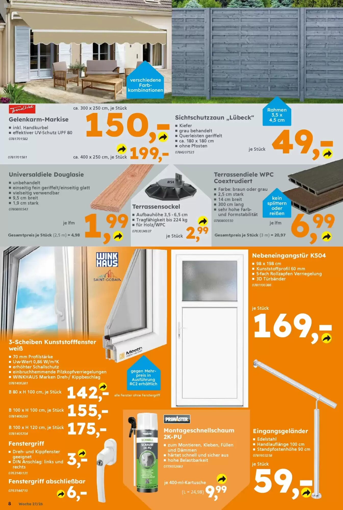 Globus Baumarkt Prospekt (ab 28.06.2026) zum Blättern - Seite 8