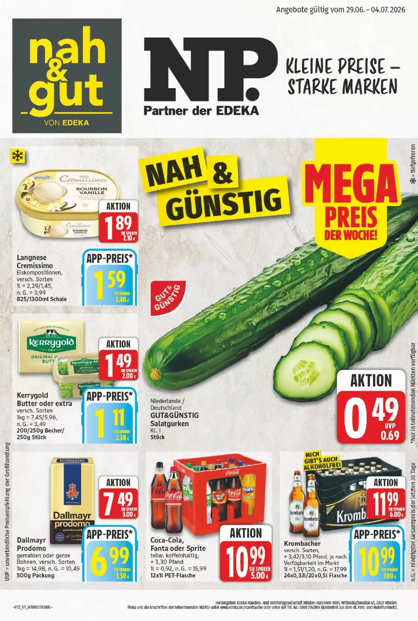 NP Discount Prospekt (ab 28.06.2026) zum Blättern - Seite 1