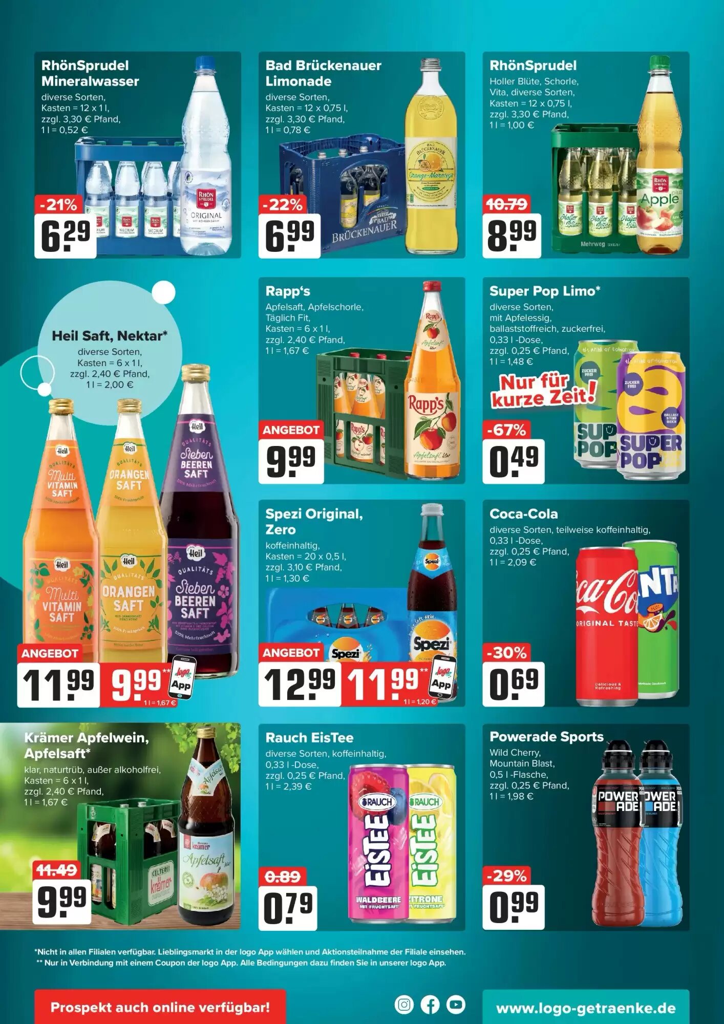Logo Getränkemarkt Prospekt (ab 28.06.2026) zum Blättern - Seite 3