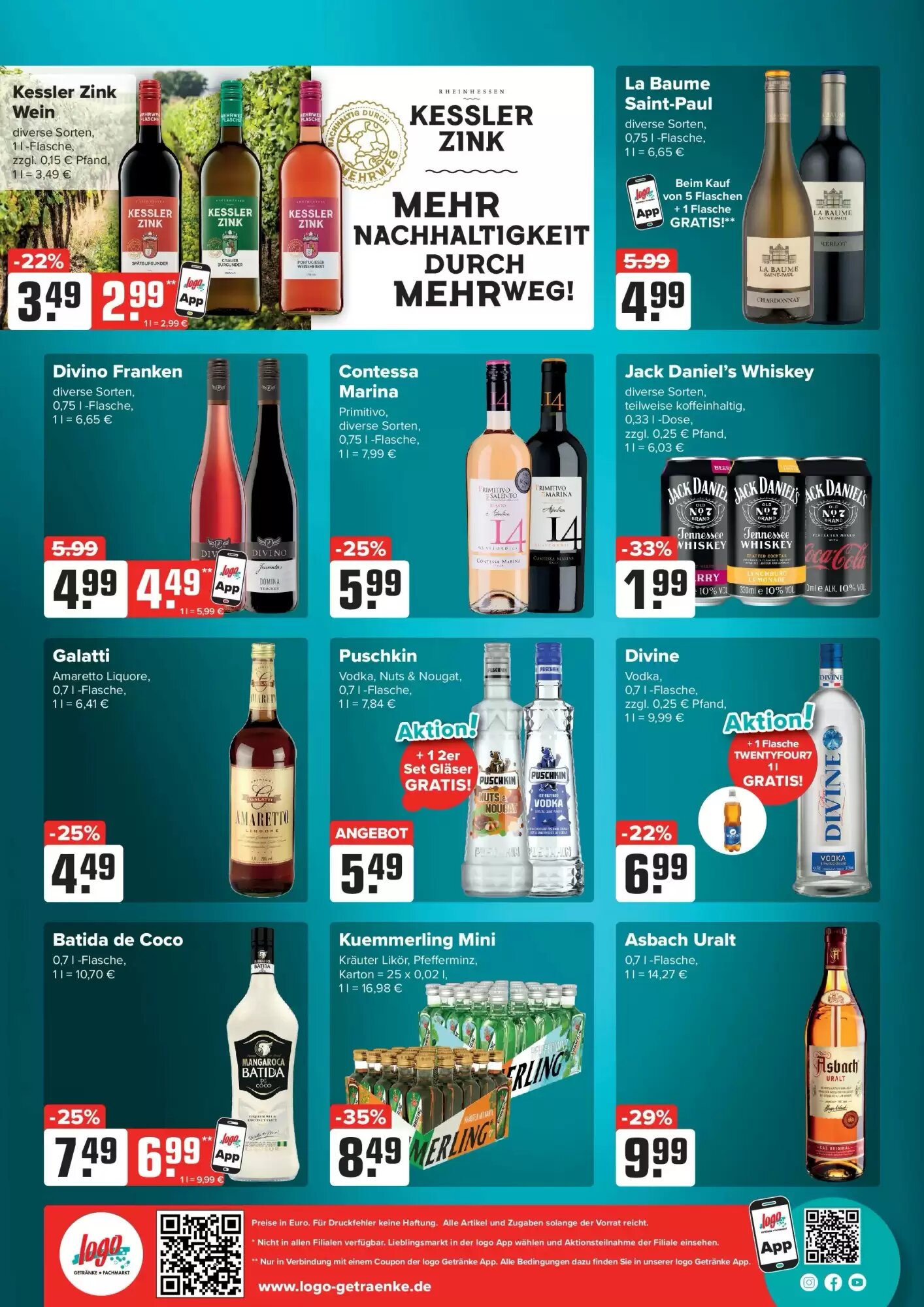 Logo Getränkemarkt Prospekt (ab 28.06.2026) zum Blättern - Seite 4