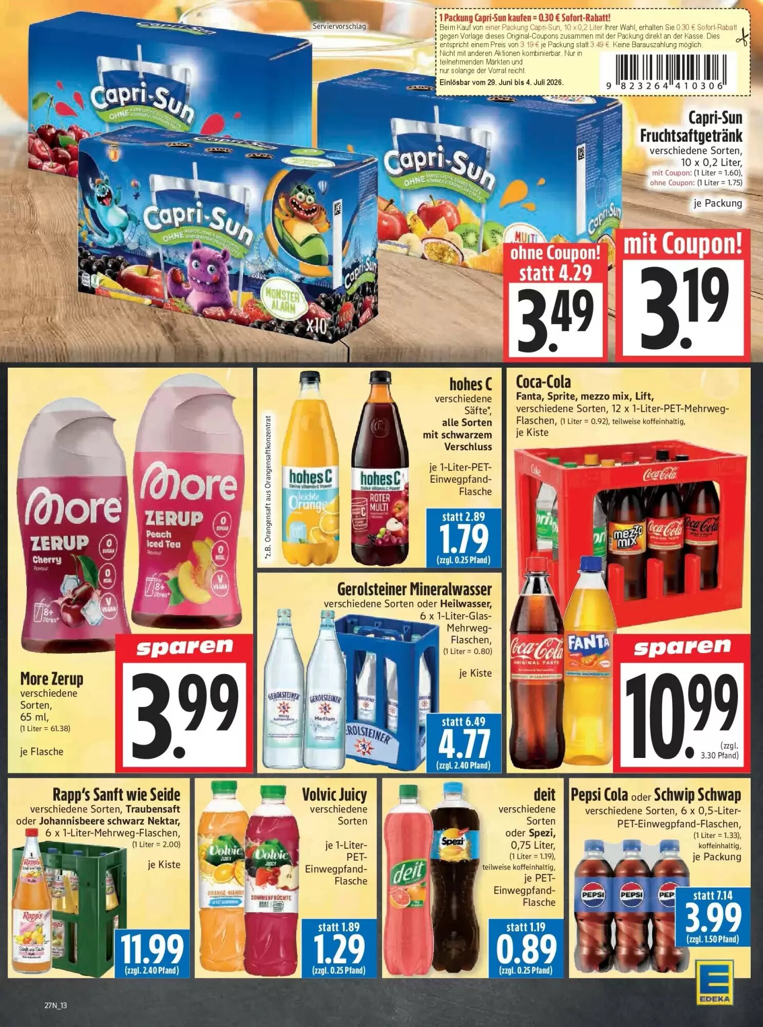 EDEKA Hahner Prospekt (ab 28.06.2026) zum Blättern - Seite 15
