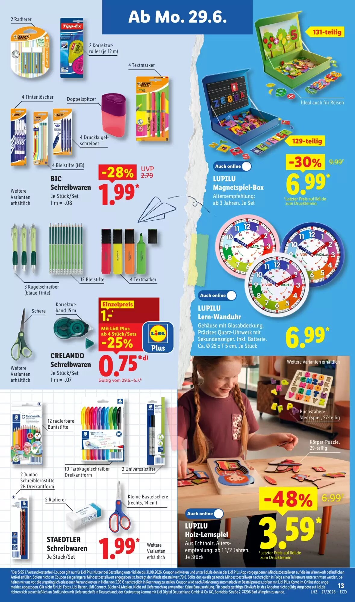 Lidl Prospekt (ab 29.06.2026) zum Blättern - Seite 9