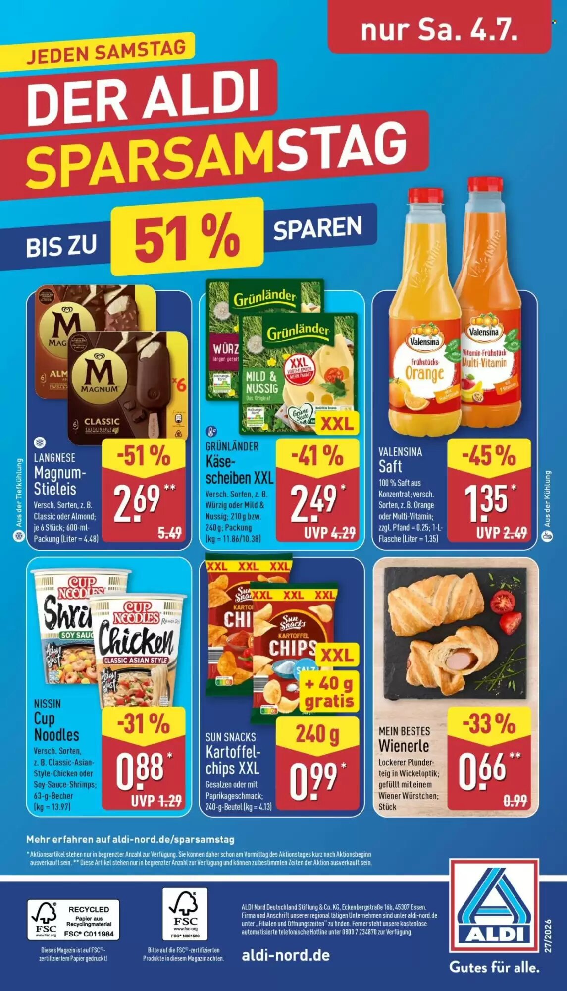Aldi Nord Prospekt (ab 29.06.2026) zum Blättern - Seite 36