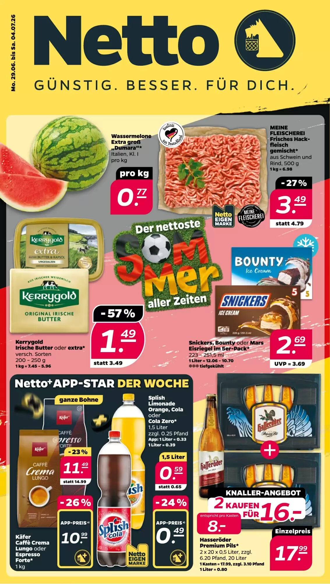NETTO Prospekt (ab 29.06.2026) zum Blättern - Seite 1