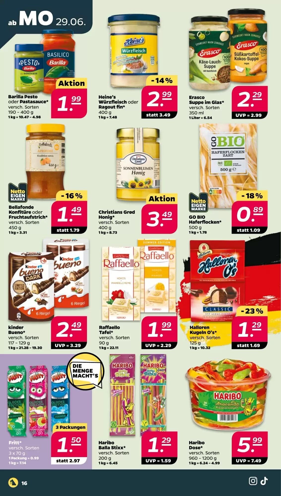 NETTO Prospekt (ab 29.06.2026) zum Blättern - Seite 16