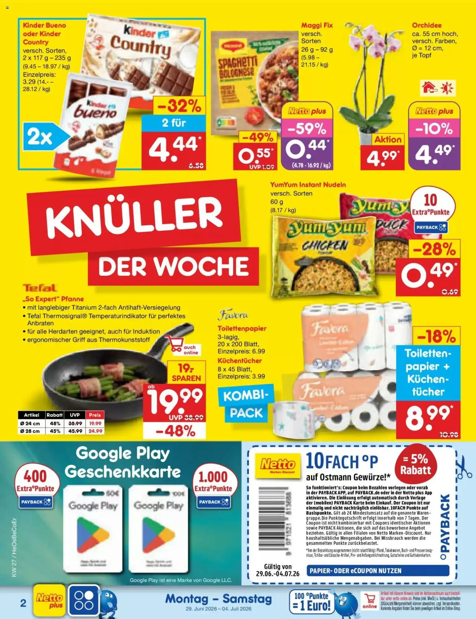 Netto Marken-Discount Prospekt (ab 29.06.2026) zum Blättern - Seite 2