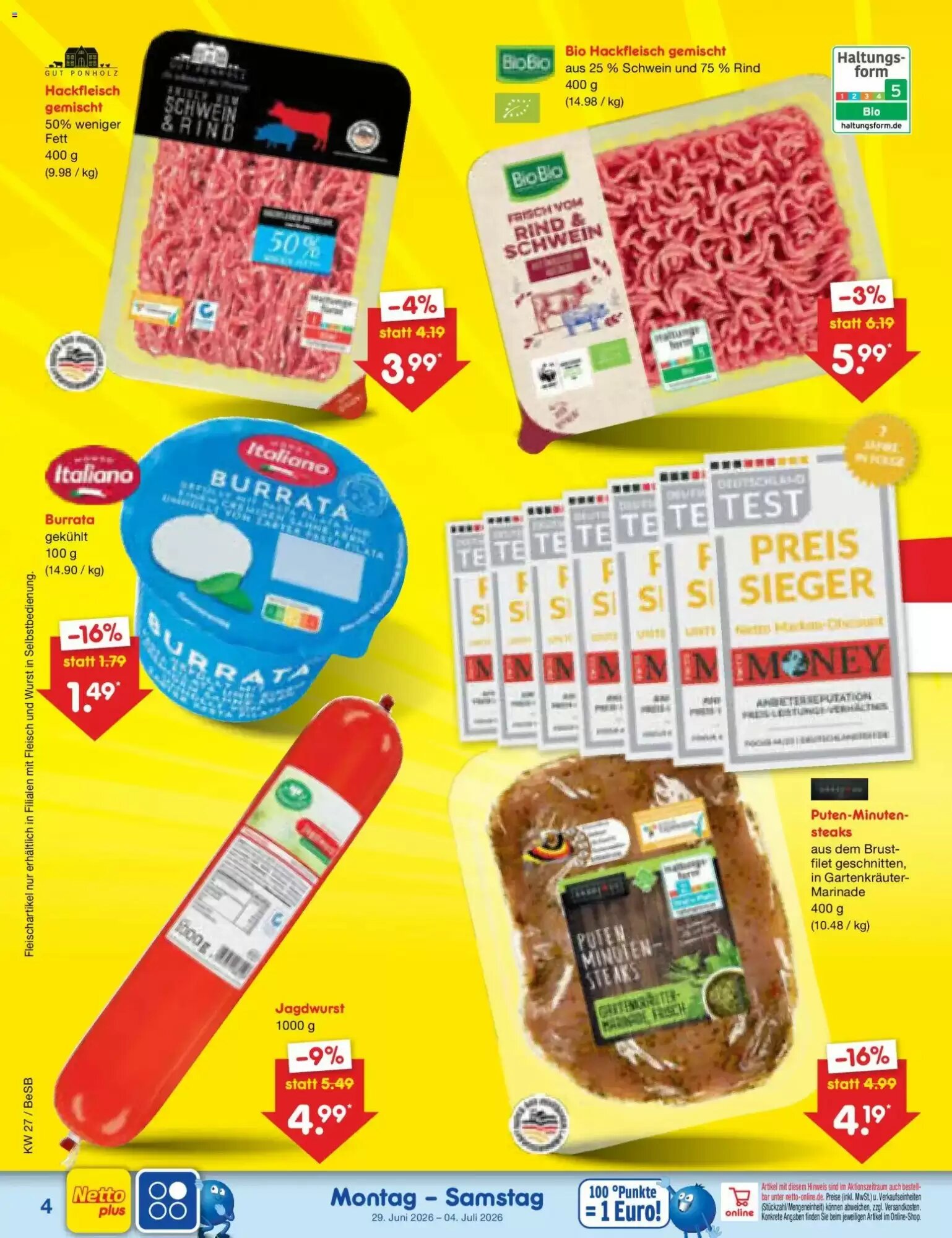 Netto Marken-Discount Prospekt (ab 29.06.2026) zum Blättern - Seite 4