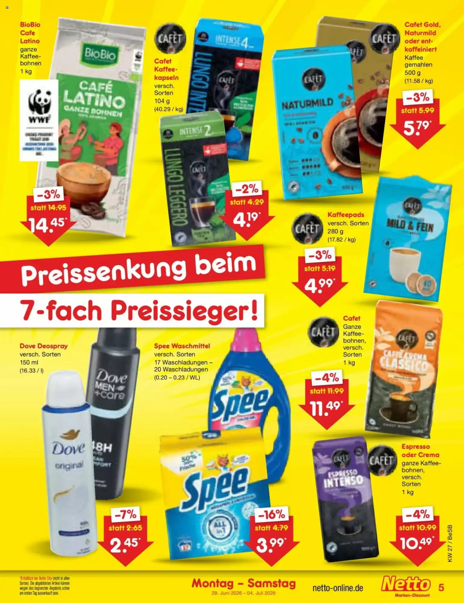 Netto Marken-Discount Prospekt (ab 29.06.2026) zum Blättern - Seite 5