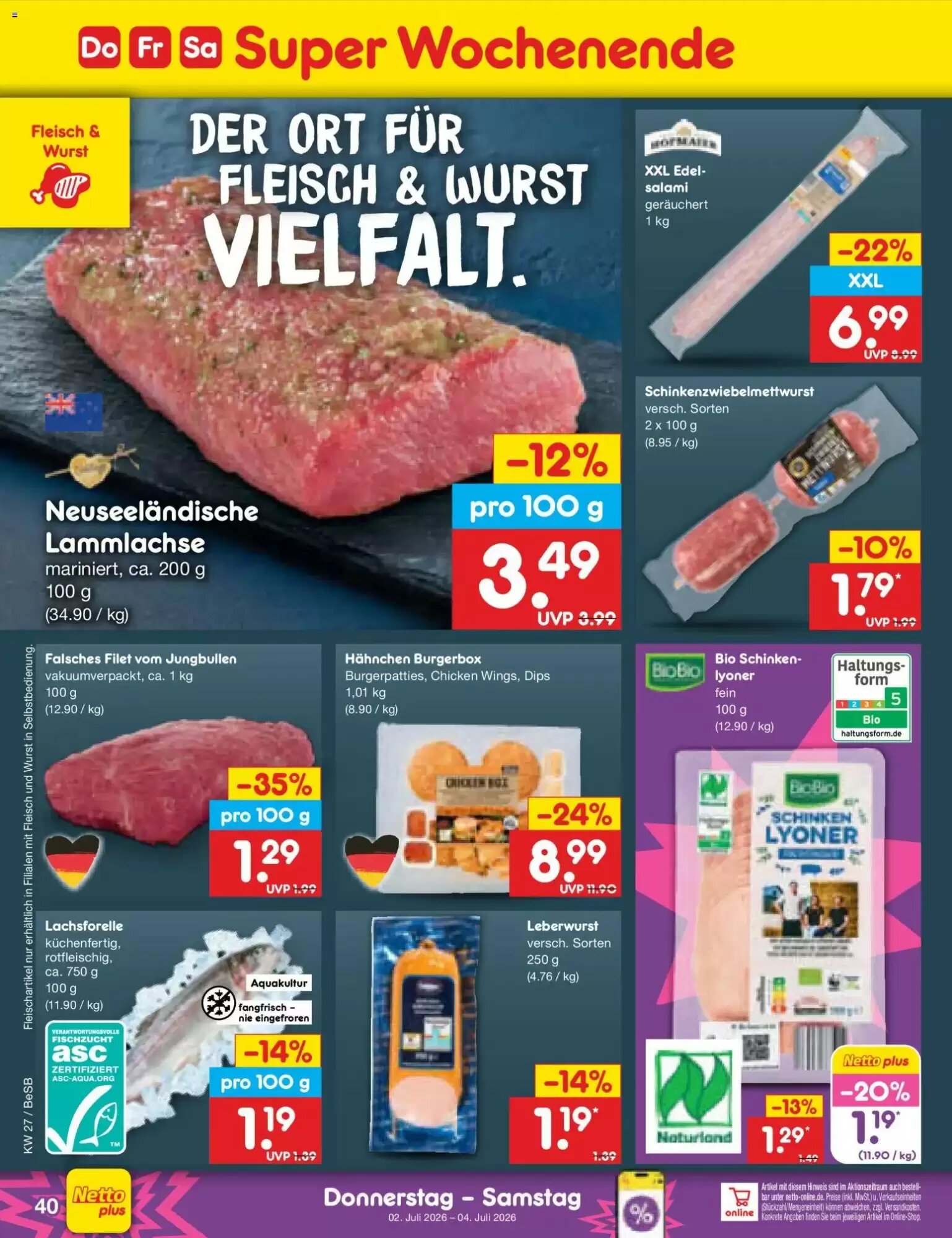 Netto Marken-Discount Prospekt (ab 29.06.2026) zum Blättern - Seite 58