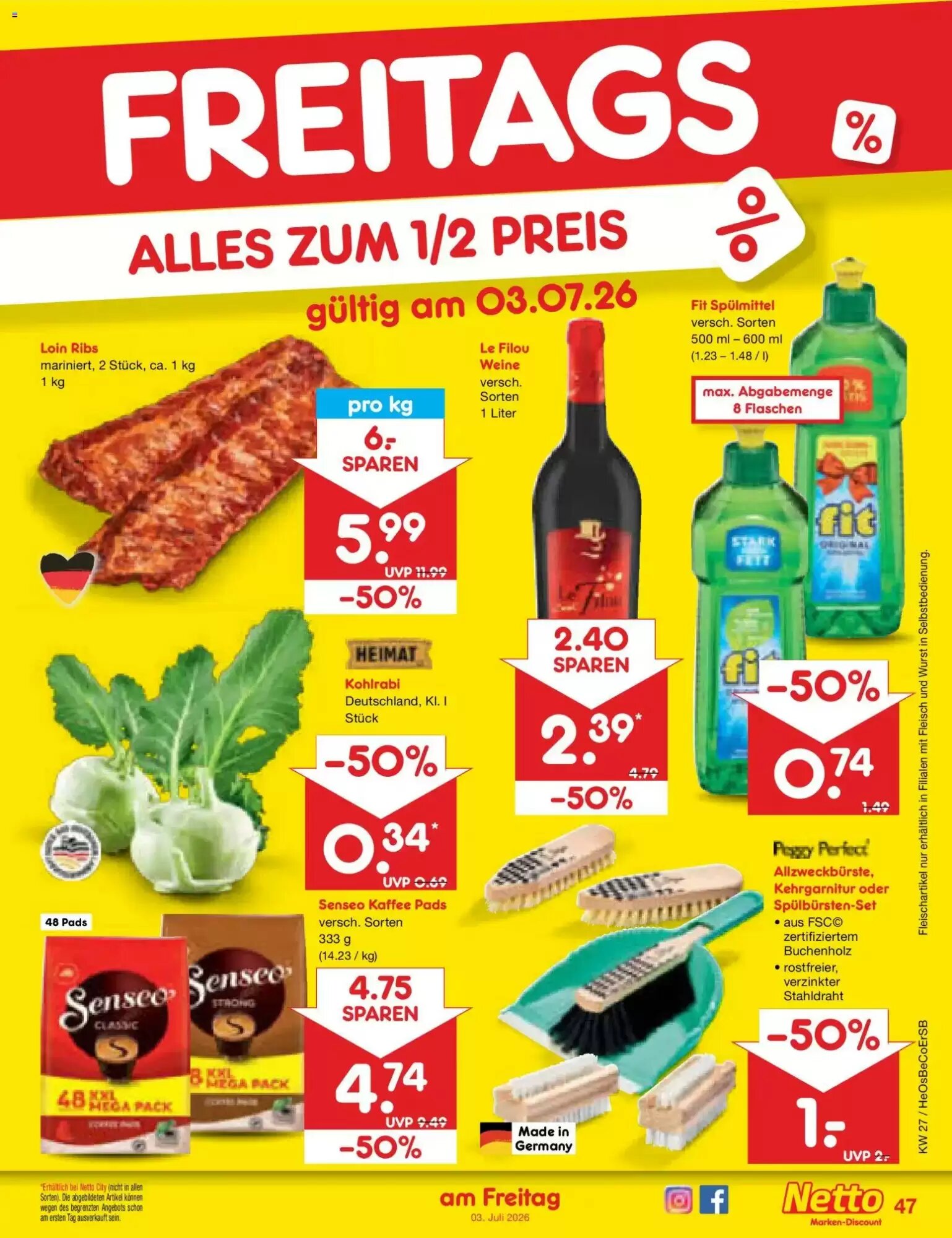 Netto Marken-Discount Prospekt (ab 29.06.2026) zum Blättern - Seite 67