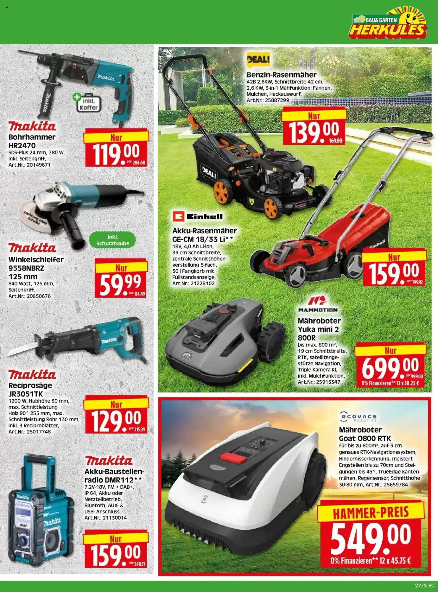 Herkules Baumarkt Prospekt (ab 29.06.2026) zum Blättern - Seite 5