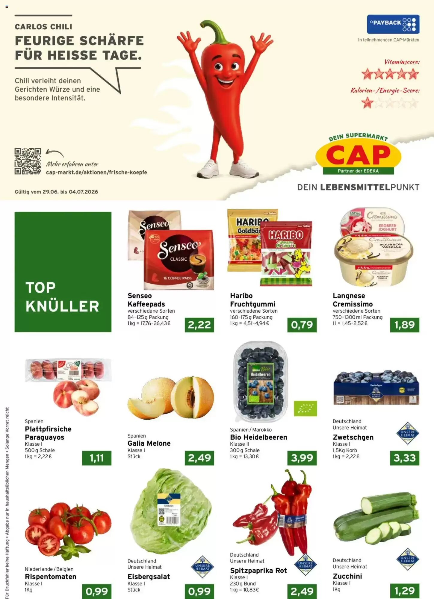 CAP Markt Prospekt (ab 29.06.2026) zum Blättern - Seite 1