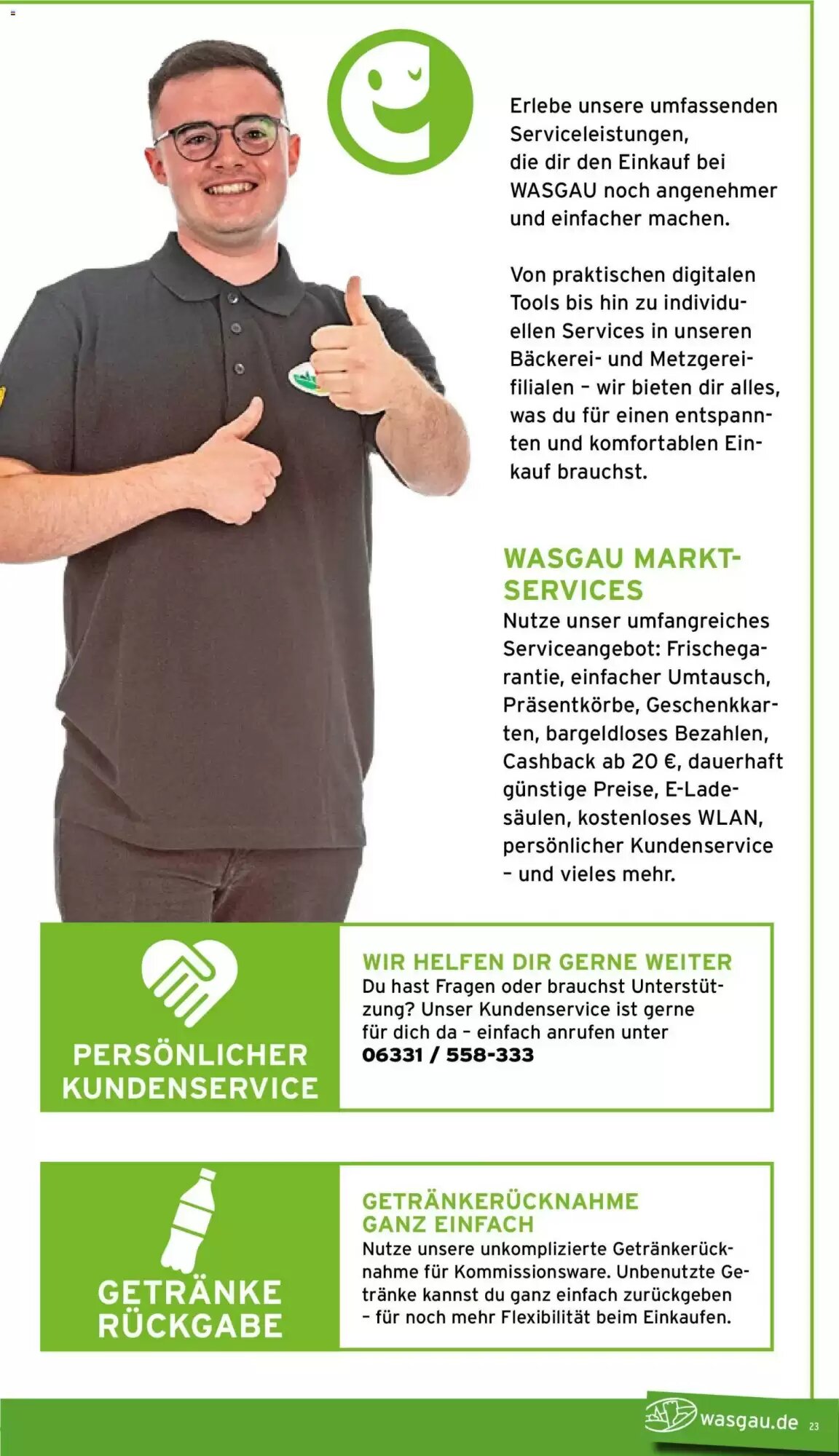 Wasgau Prospekt (ab 29.06.2026) zum Blättern - Seite 23