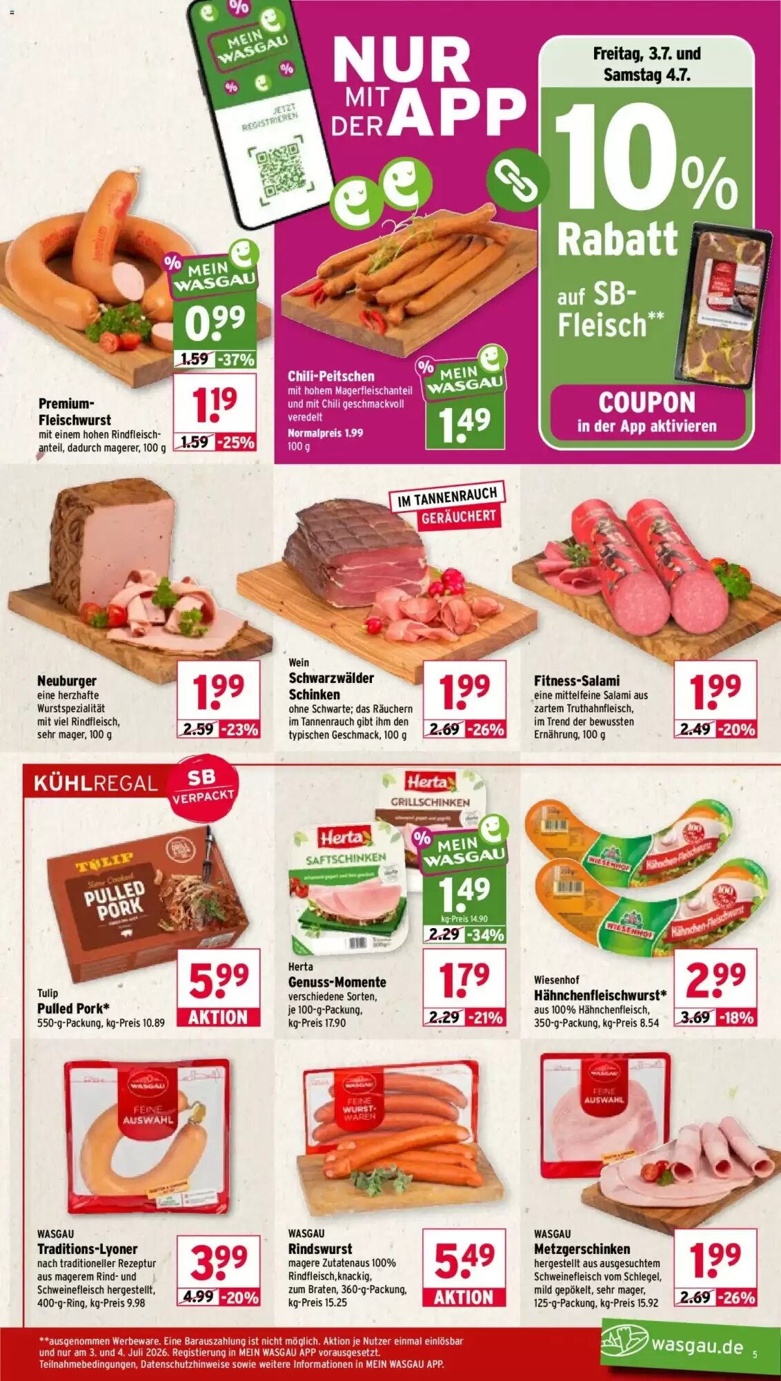 Wasgau Prospekt (ab 29.06.2026) zum Blättern - Seite 5