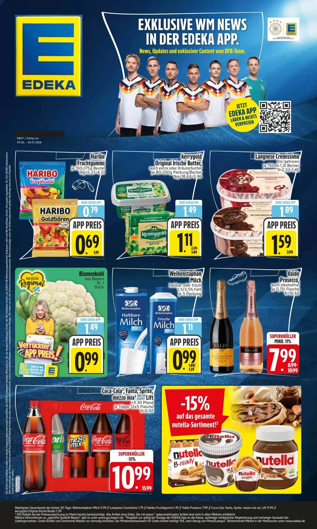 Edeka Niemerszein Prospekt (ab 29.06.2026) zum Blättern - Seite 1
