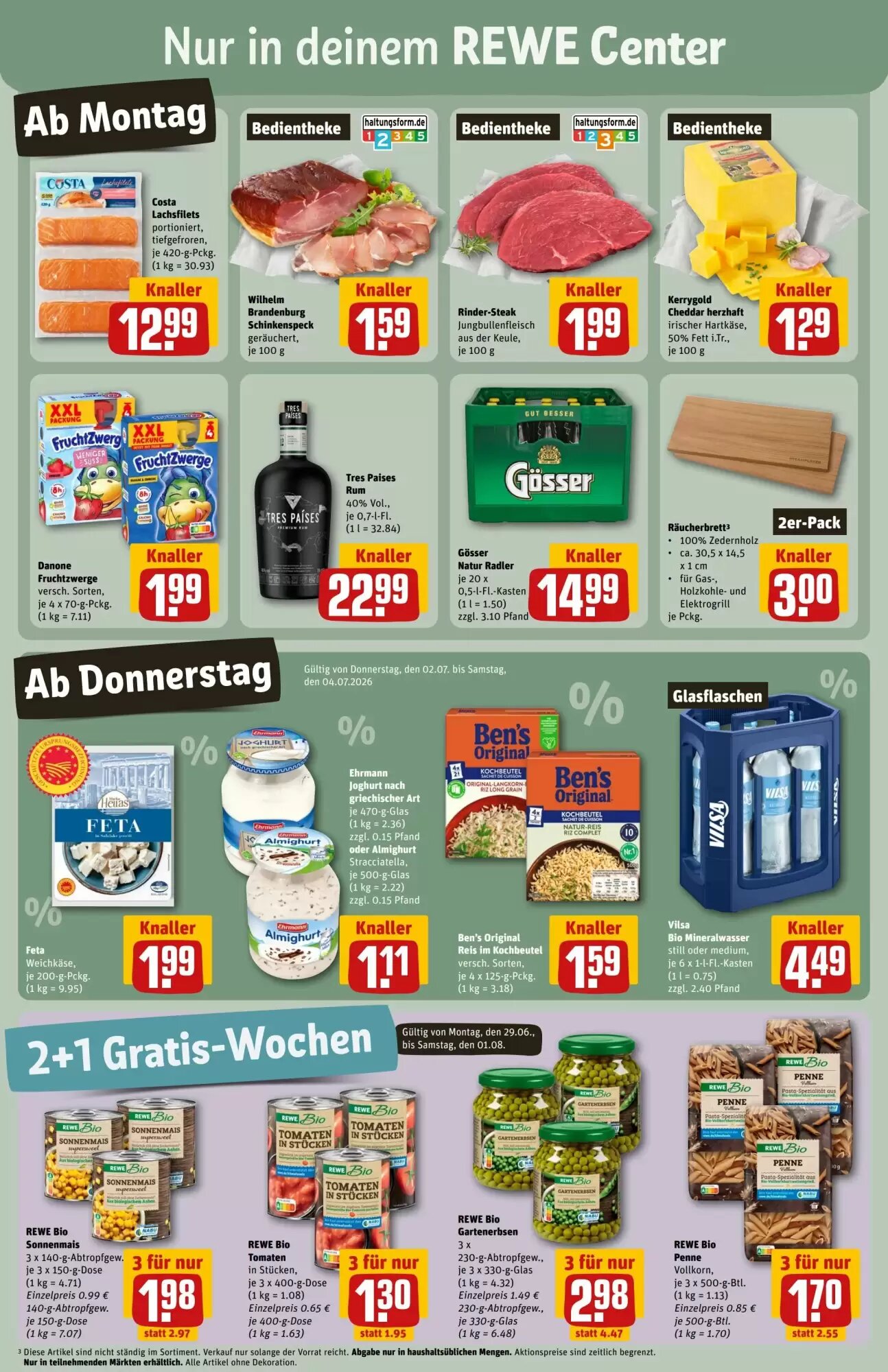 REWE Center Prospekt (ab 29.06.2026) zum Blättern - Seite 3