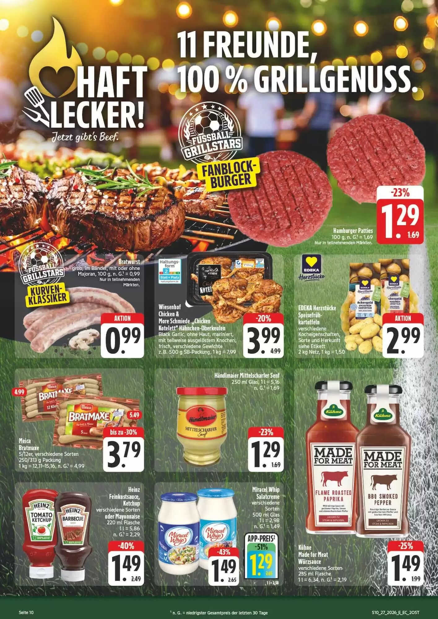 Edeka Aktiv Markt Prospekt (ab 29.06.2026) zum Blättern - Seite 10