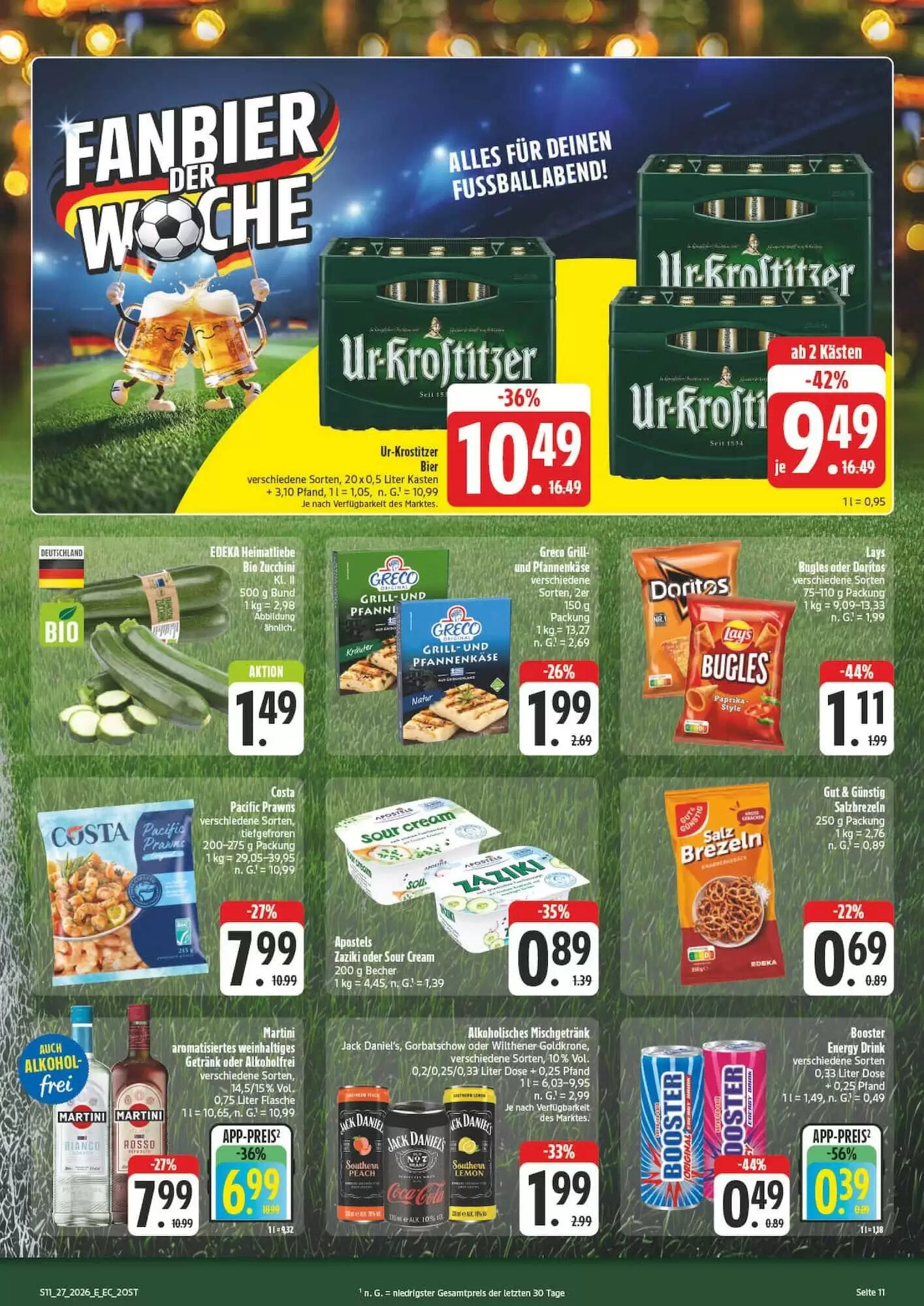 Edeka Aktiv Markt Prospekt (ab 29.06.2026) zum Blättern - Seite 11