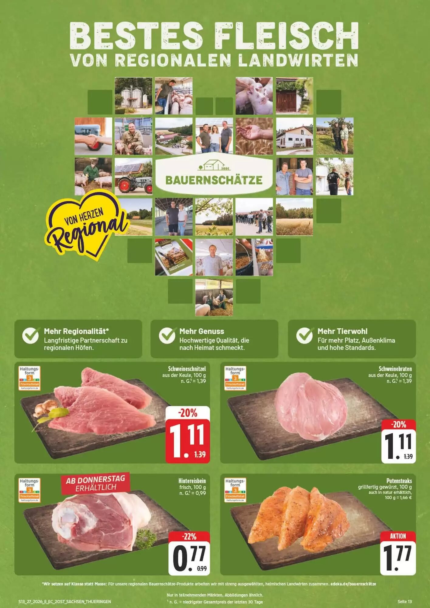 Edeka Aktiv Markt Prospekt (ab 29.06.2026) zum Blättern - Seite 13