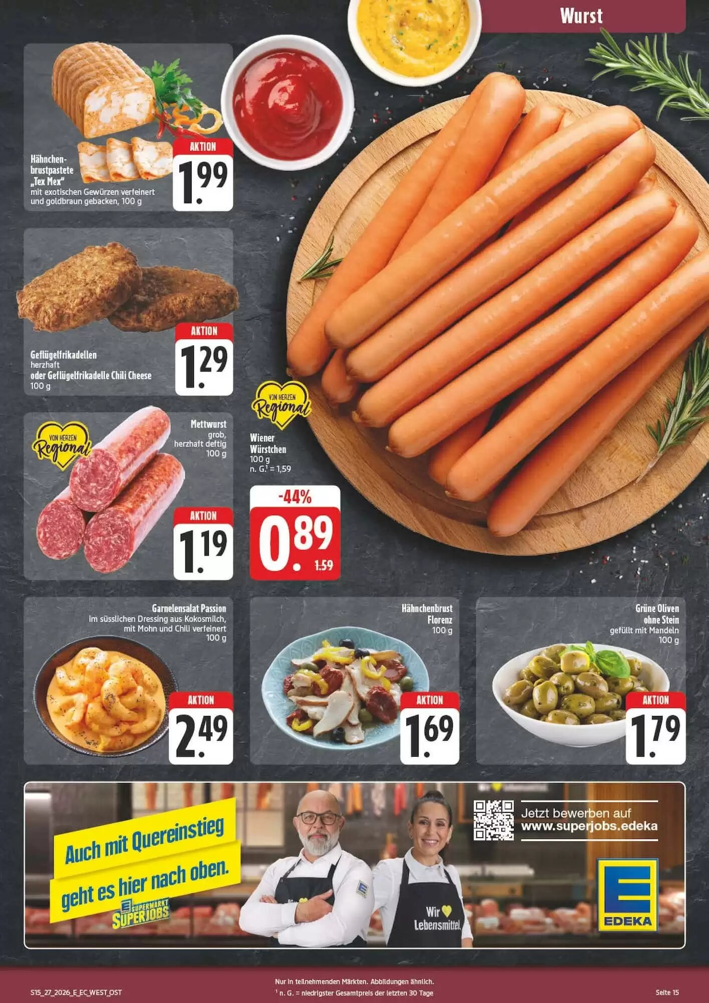 Edeka Aktiv Markt Prospekt (ab 29.06.2026) zum Blättern - Seite 15
