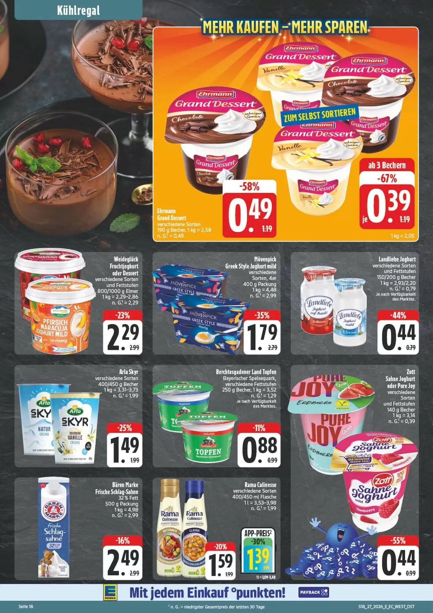 Edeka Aktiv Markt Prospekt (ab 29.06.2026) zum Blättern - Seite 18