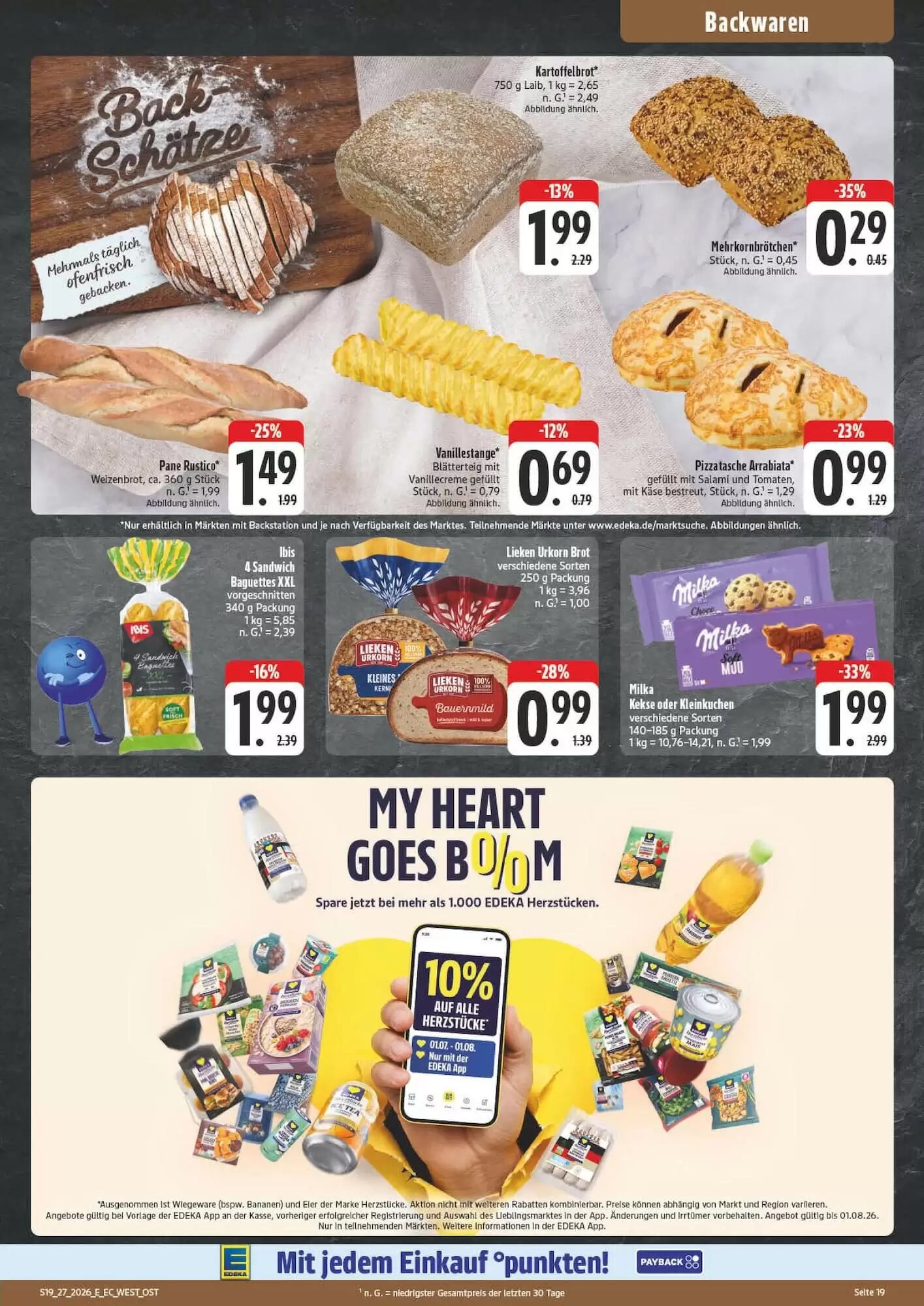 Edeka Aktiv Markt Prospekt (ab 29.06.2026) zum Blättern - Seite 19
