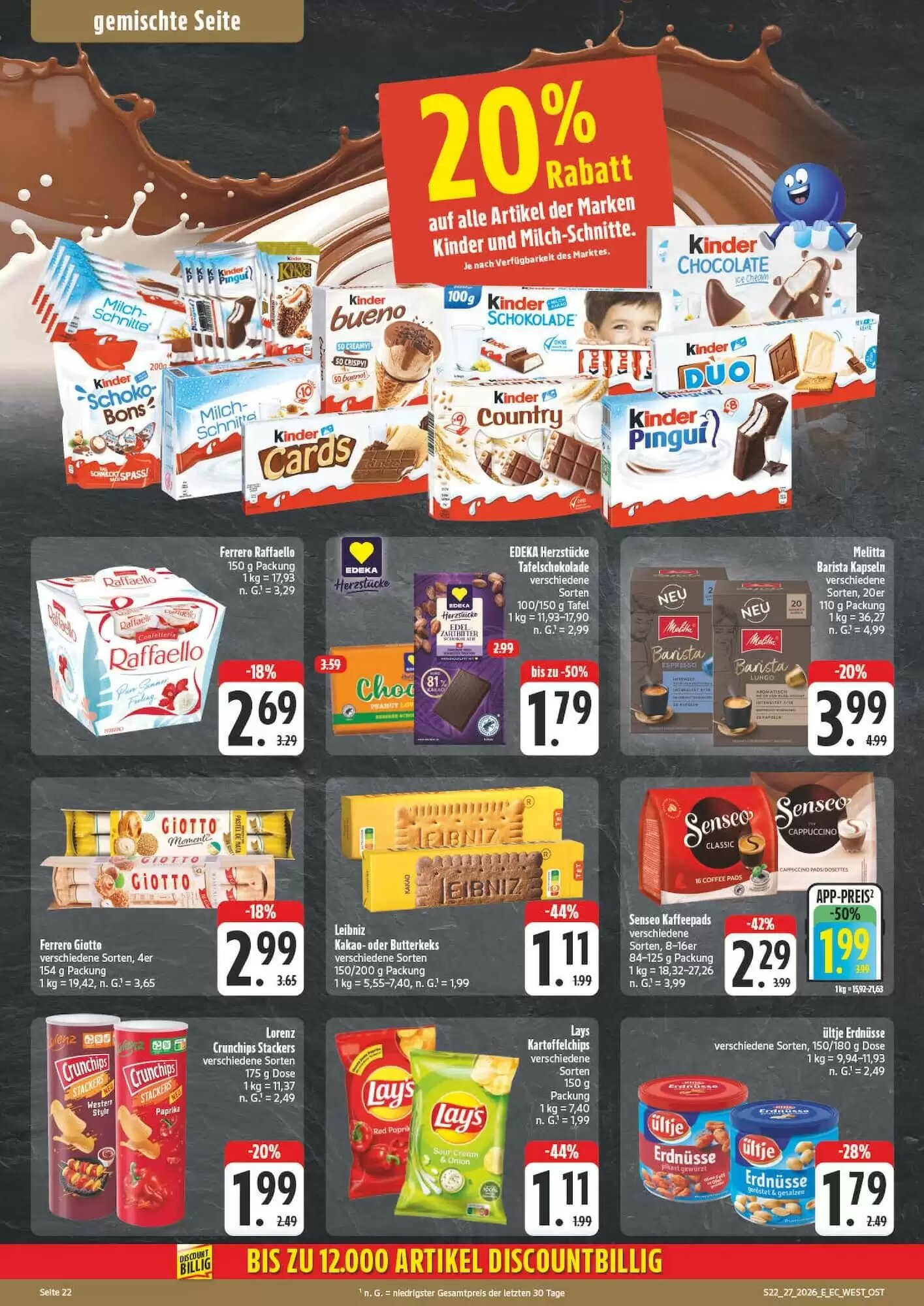Edeka Aktiv Markt Prospekt (ab 29.06.2026) zum Blättern - Seite 22