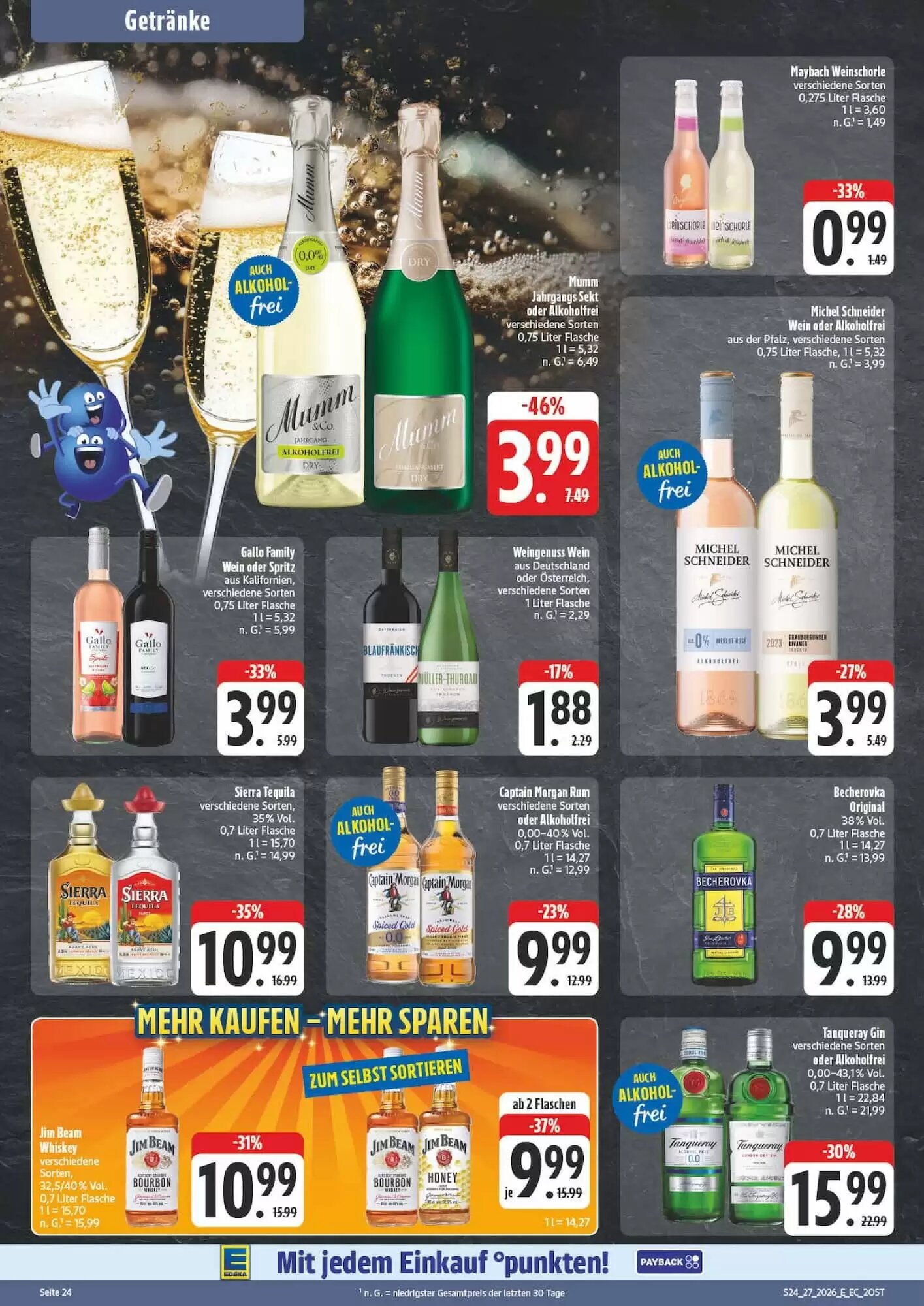 Edeka Aktiv Markt Prospekt (ab 29.06.2026) zum Blättern - Seite 24