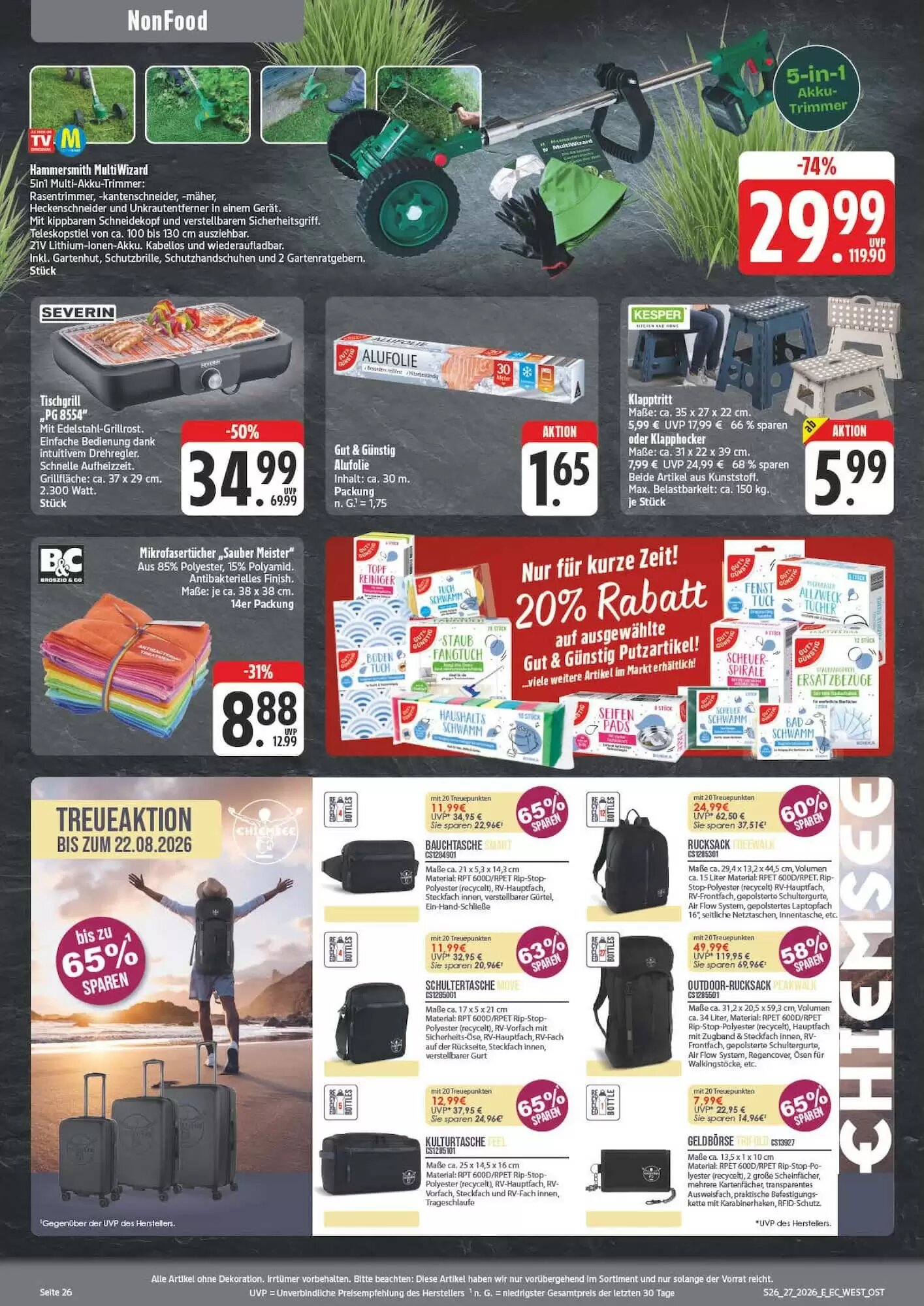 Edeka Aktiv Markt Prospekt (ab 29.06.2026) zum Blättern - Seite 26