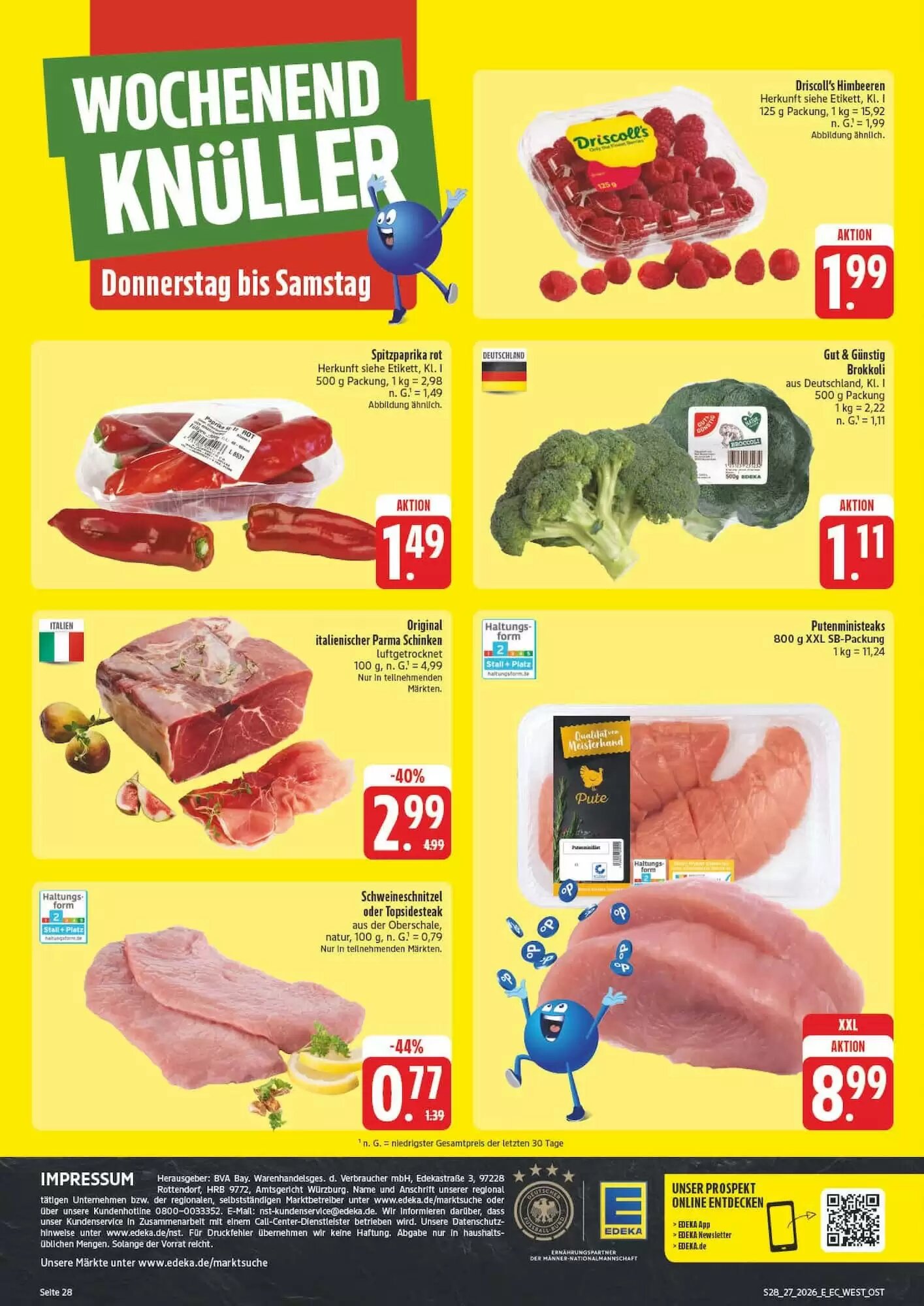 Edeka Aktiv Markt Prospekt (ab 29.06.2026) zum Blättern - Seite 28