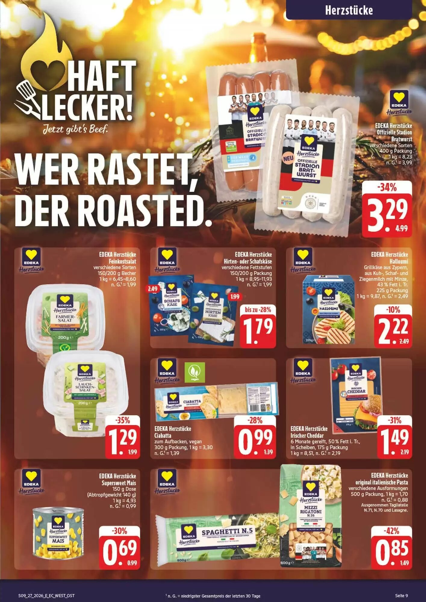 Edeka Aktiv Markt Prospekt (ab 29.06.2026) zum Blättern - Seite 9