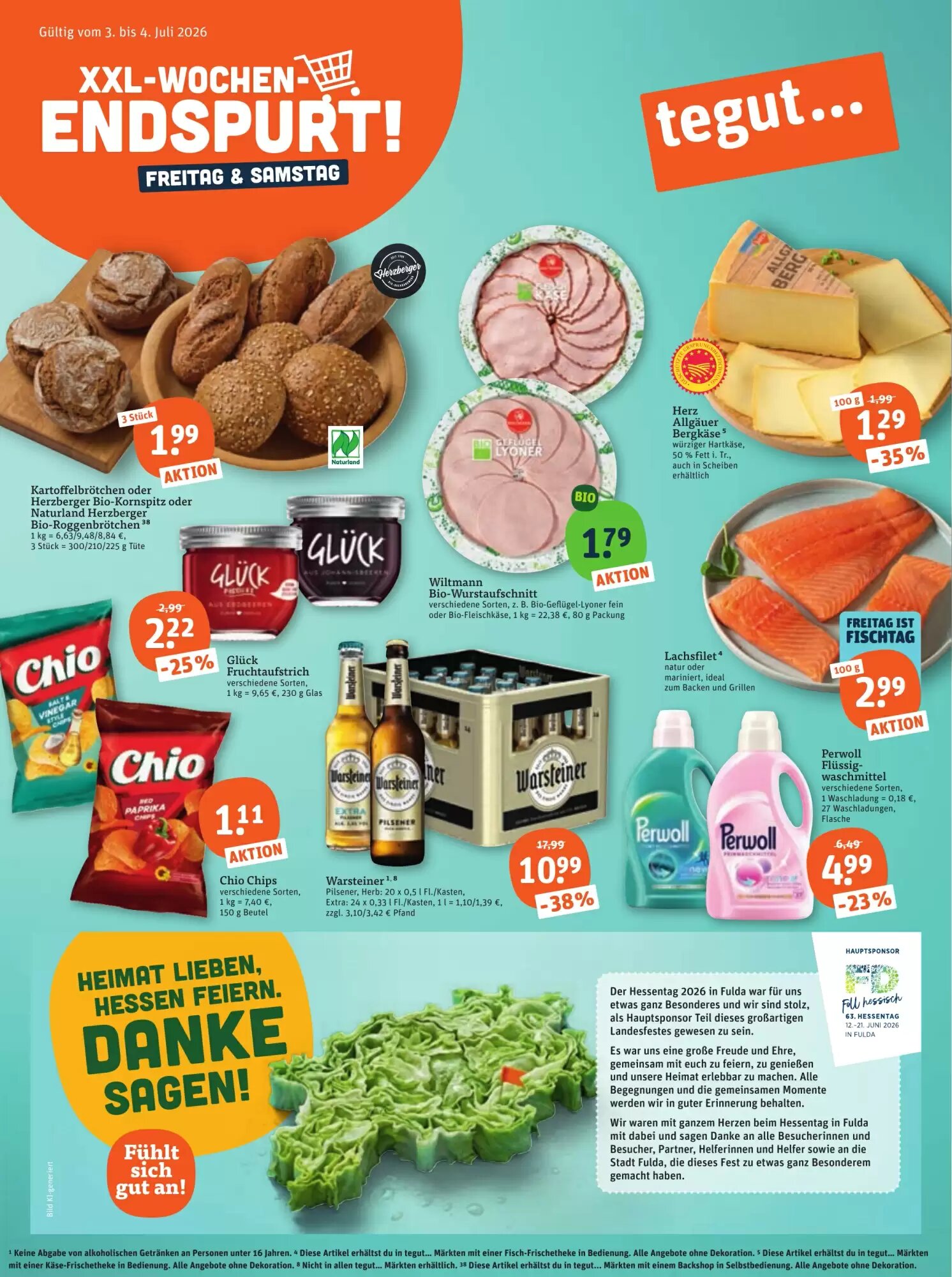 tegut Prospekt (ab 29.06.2026) zum Blättern - Seite 1