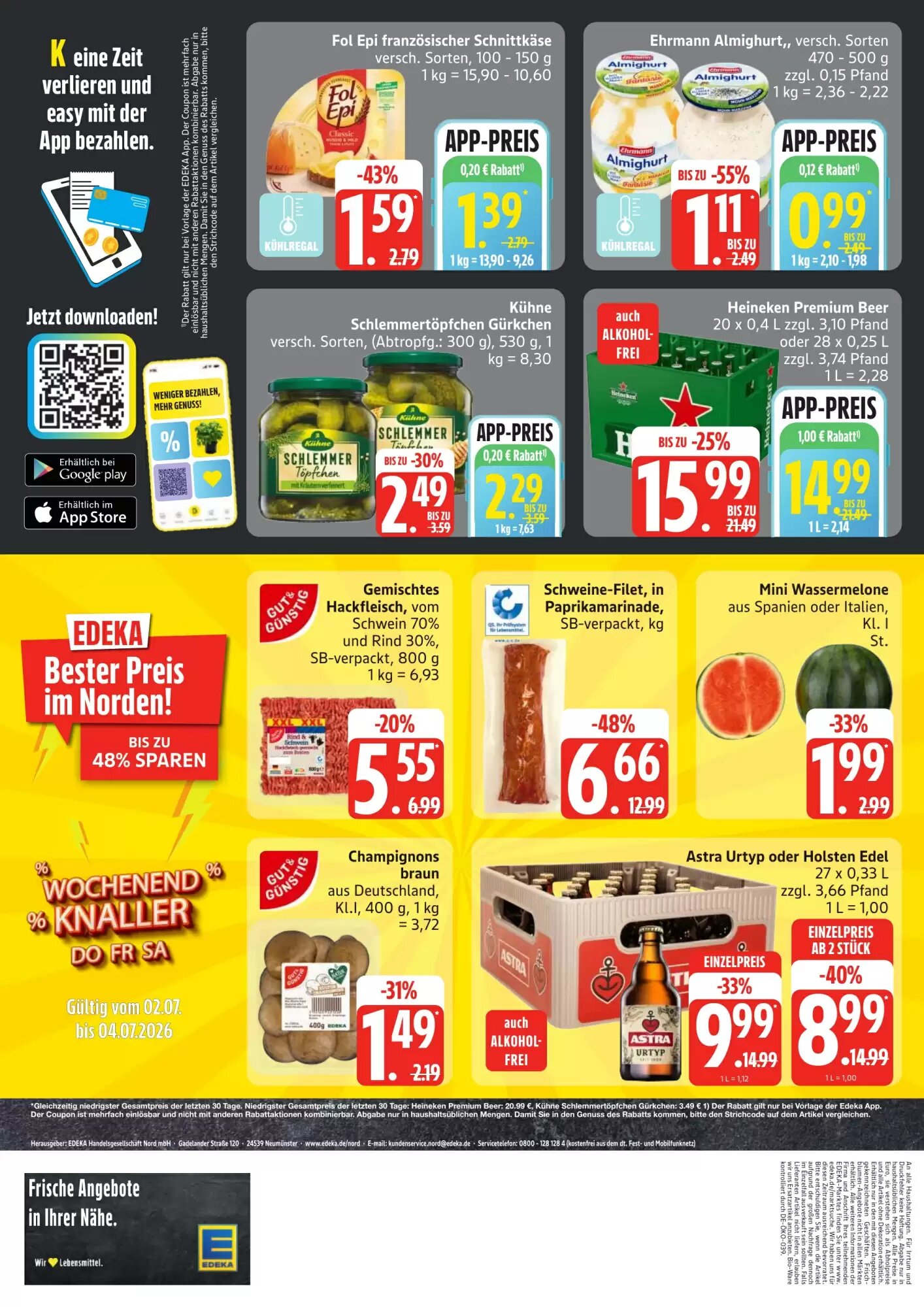 Edeka Frischemarkt Prospekt (ab 29.06.2026) zum Blättern - Seite 4