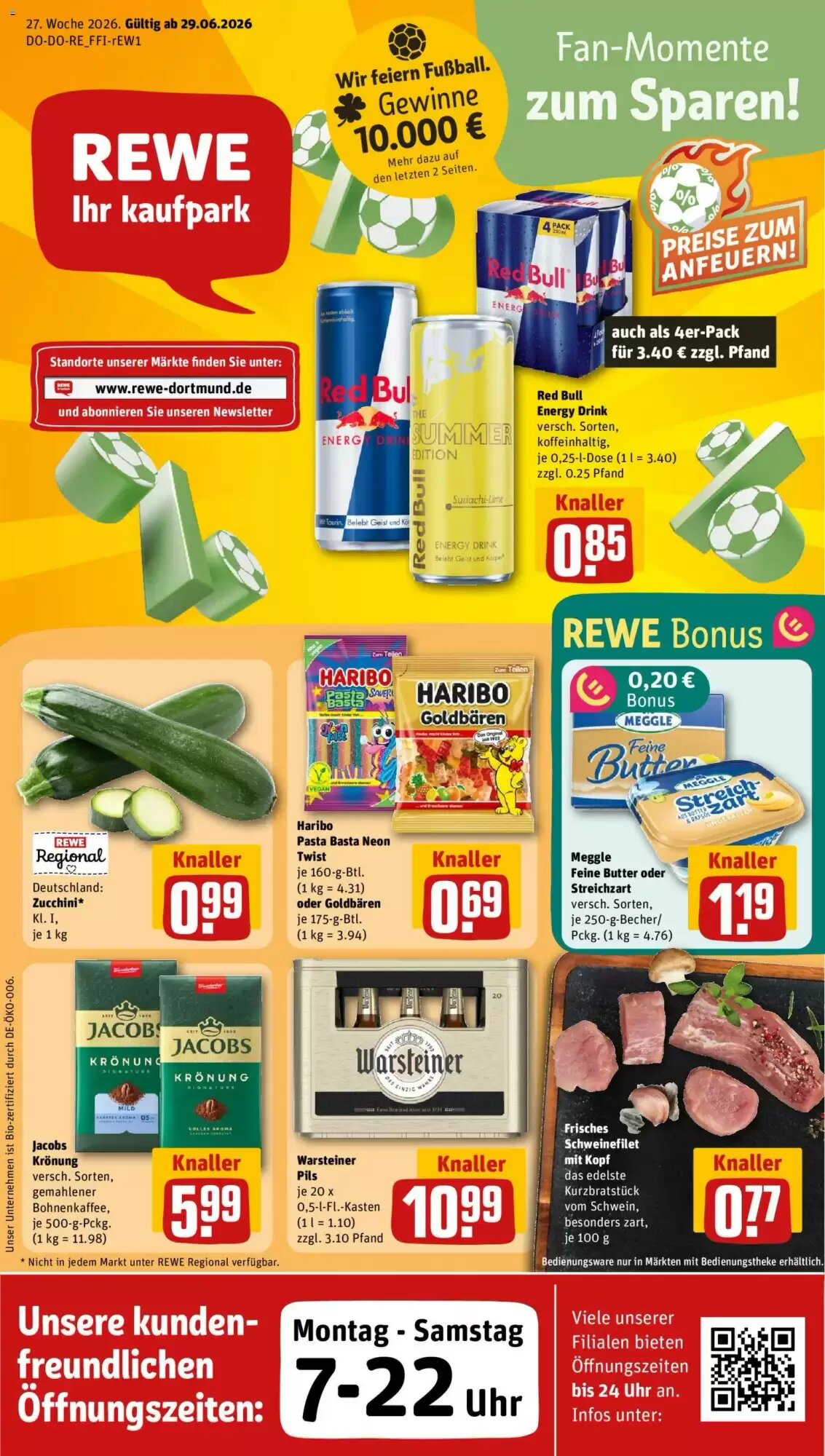 REWE Kaufpark Prospekt (ab 29.06.2026) zum Blättern - Seite 1