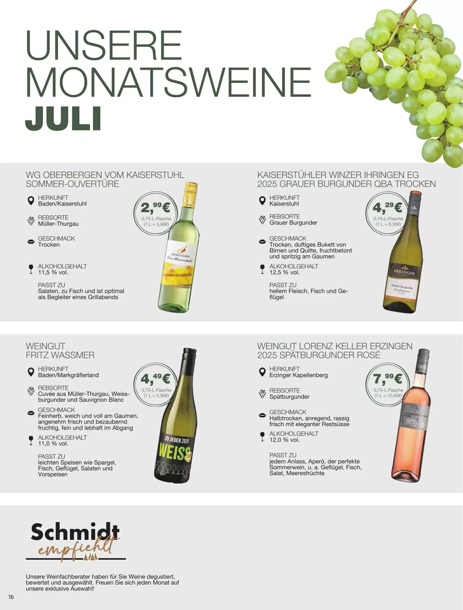 Schmidt's Märkte Prospekt (ab 29.06.2026) zum Blättern - Seite 16