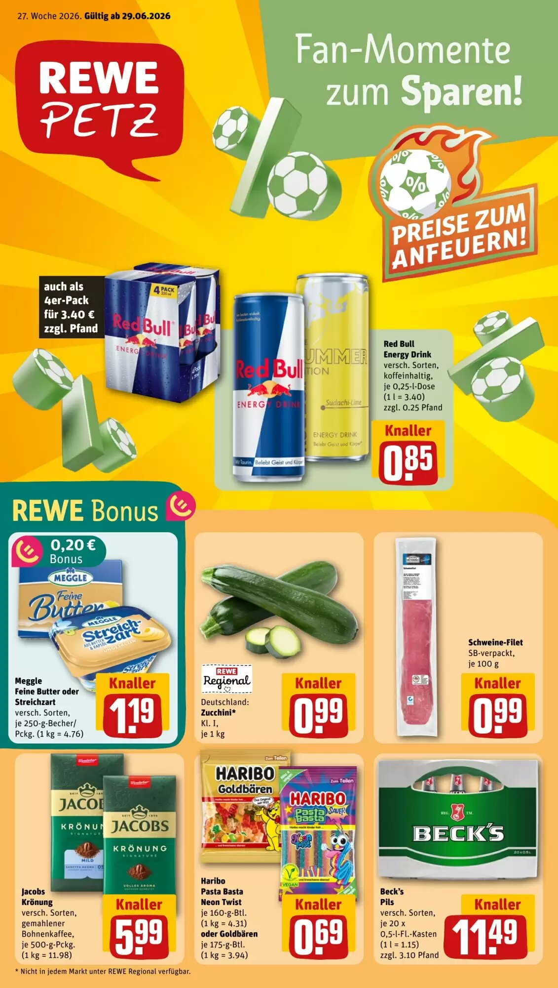 REWE PETZ Prospekt (ab 29.06.2026) zum Blättern - Seite 1