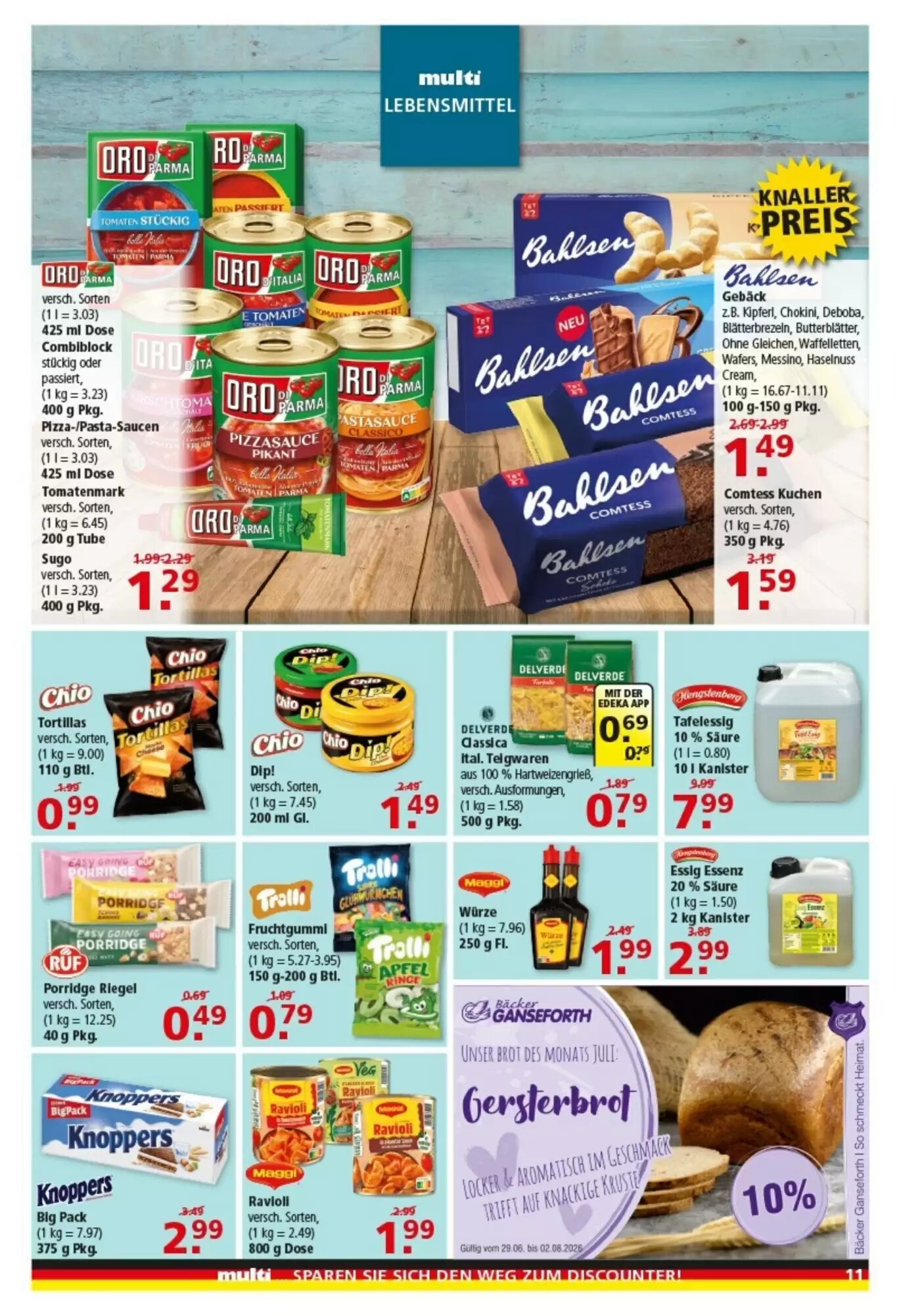 Multi Markt Prospekt (ab 29.06.2026) zum Blättern - Seite 11