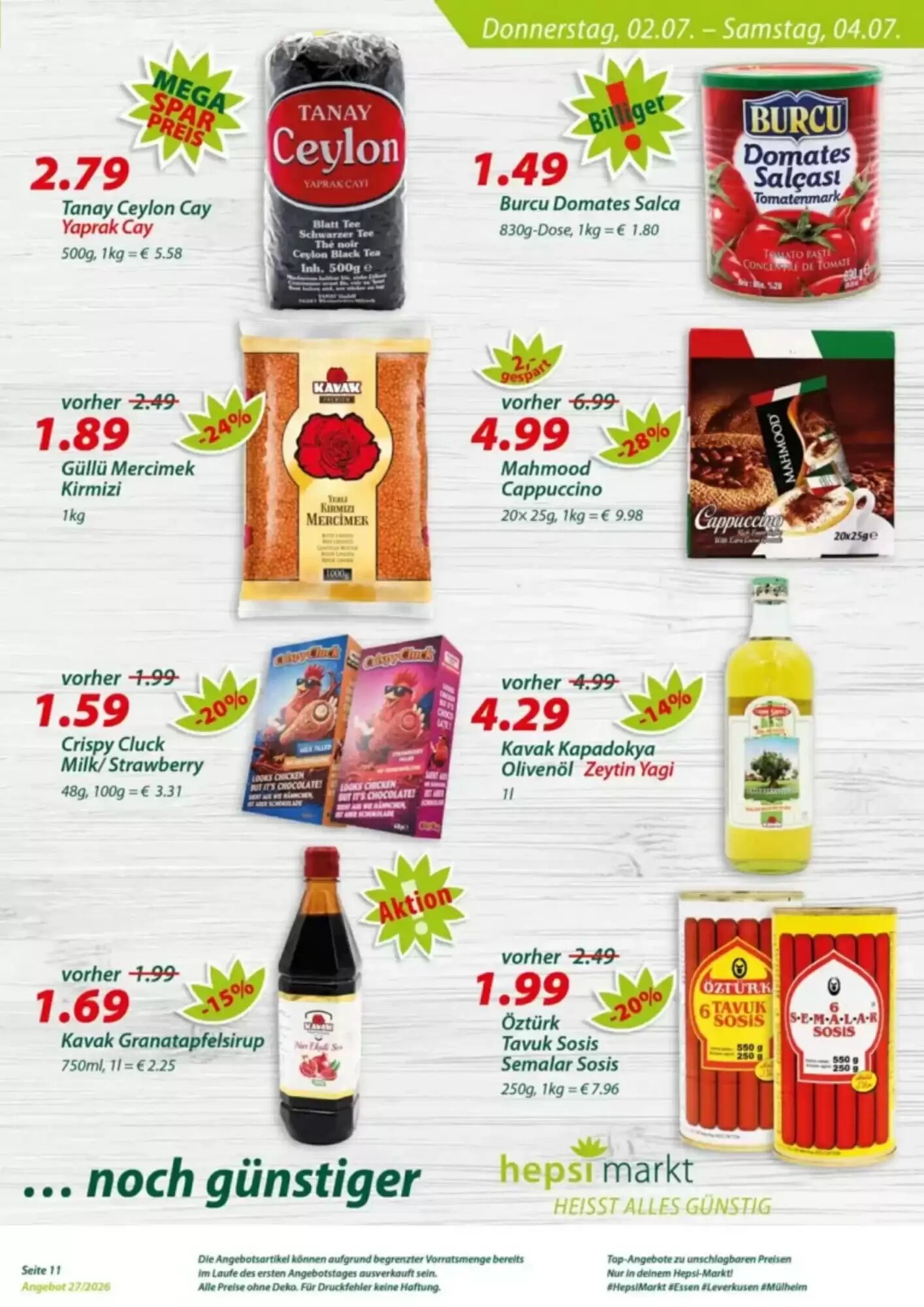 Hepsi-Markt Prospekt (ab 29.06.2026) zum Blättern - Seite 11